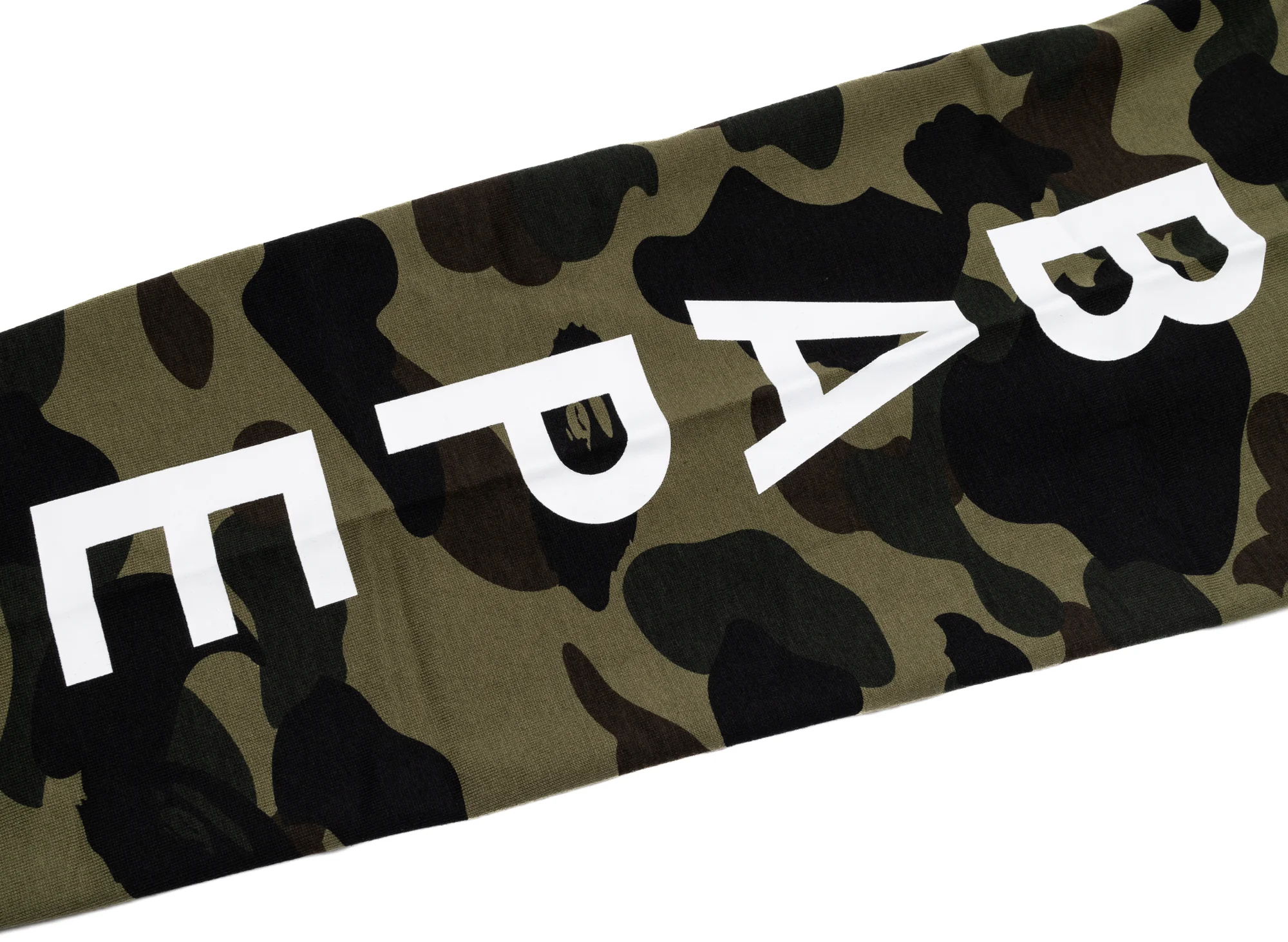 A Bathing Ape 1st Camo L/S Tee in Green - Image 2