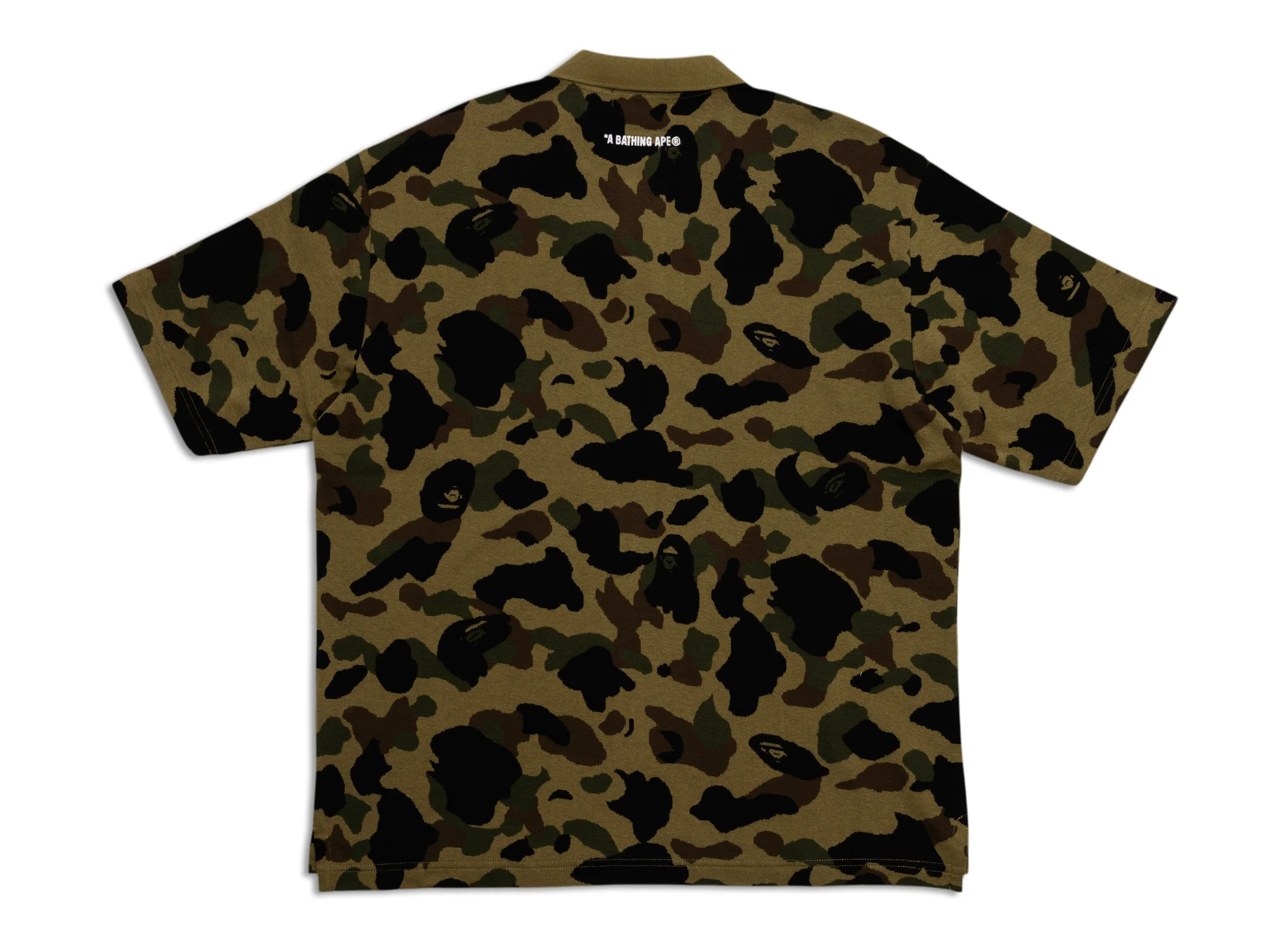 A Bathing Ape 1st Camo Jacquard Polo Shirt - Image 3