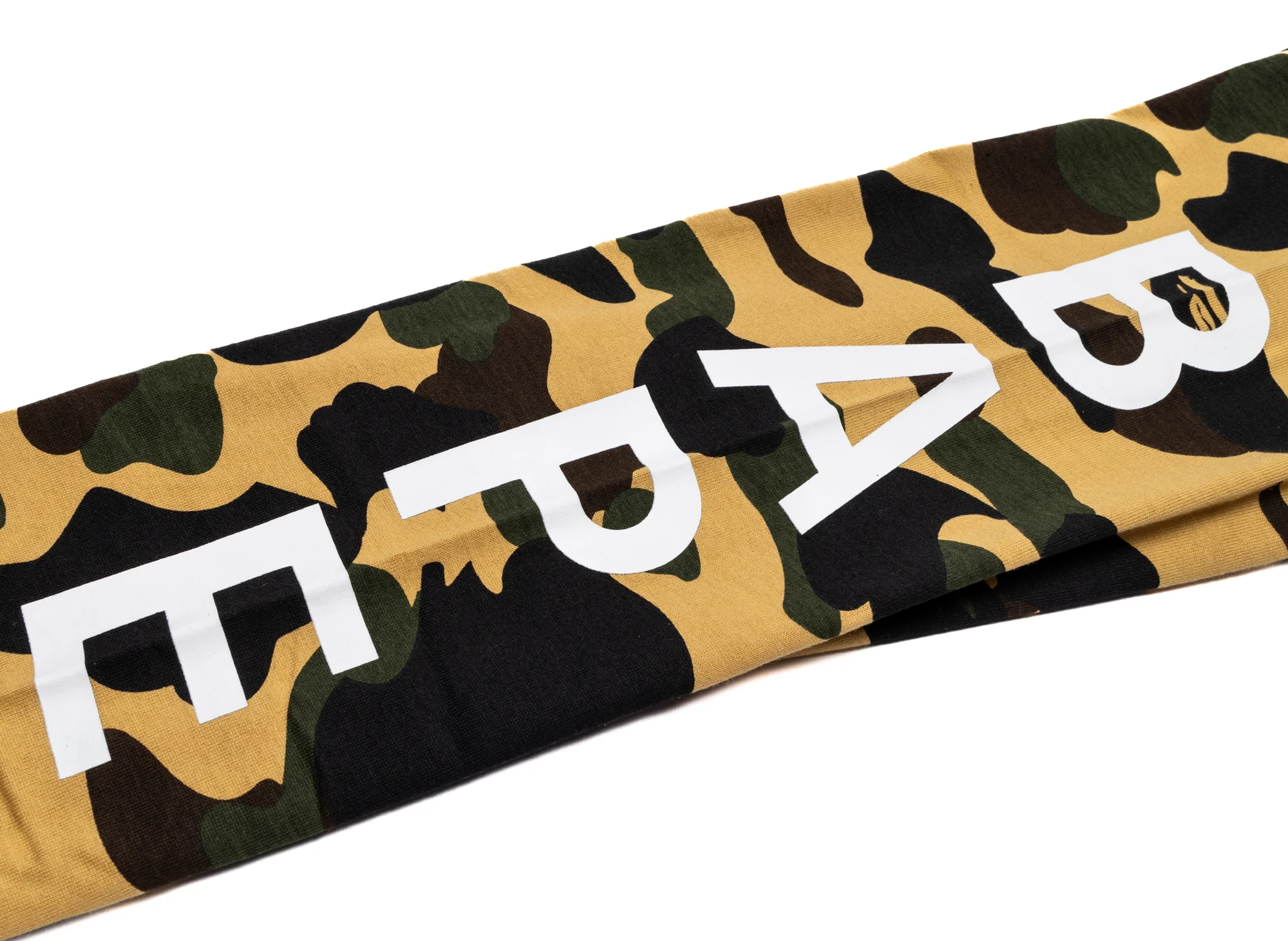 A Bathing Ape 1st Camo L/S Tee in Yellow - Image 2