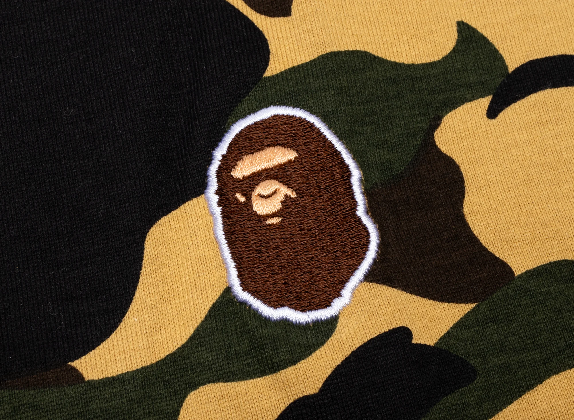 A Bathing Ape 1st Camo One Point Tee in Yellow - Image 2