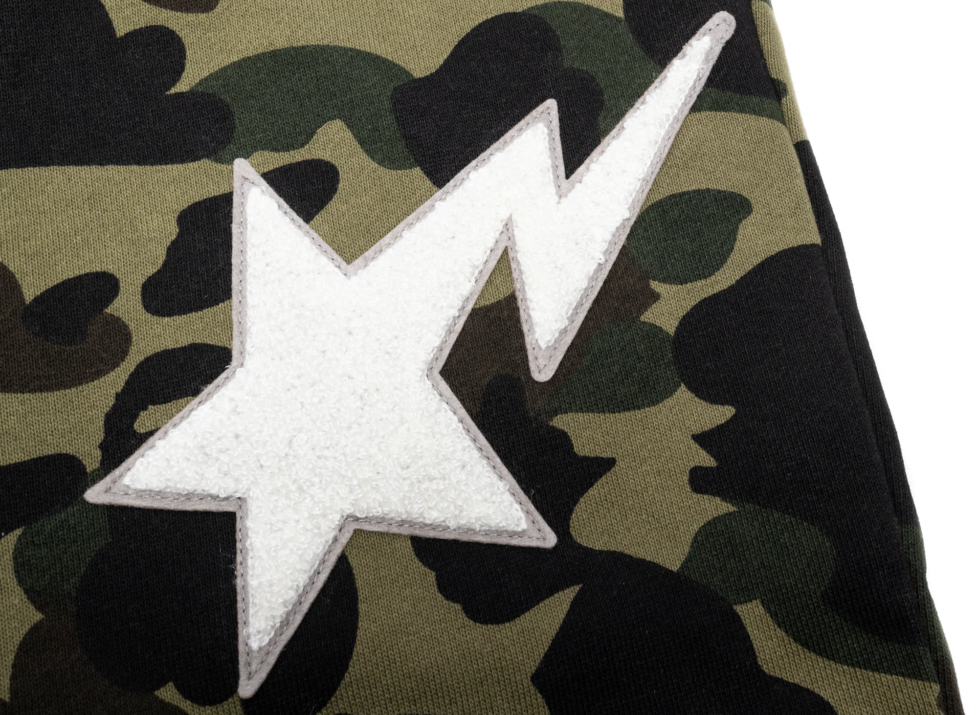 A Bathing Ape 1st Camo Sweatpants in Green - Image 2
