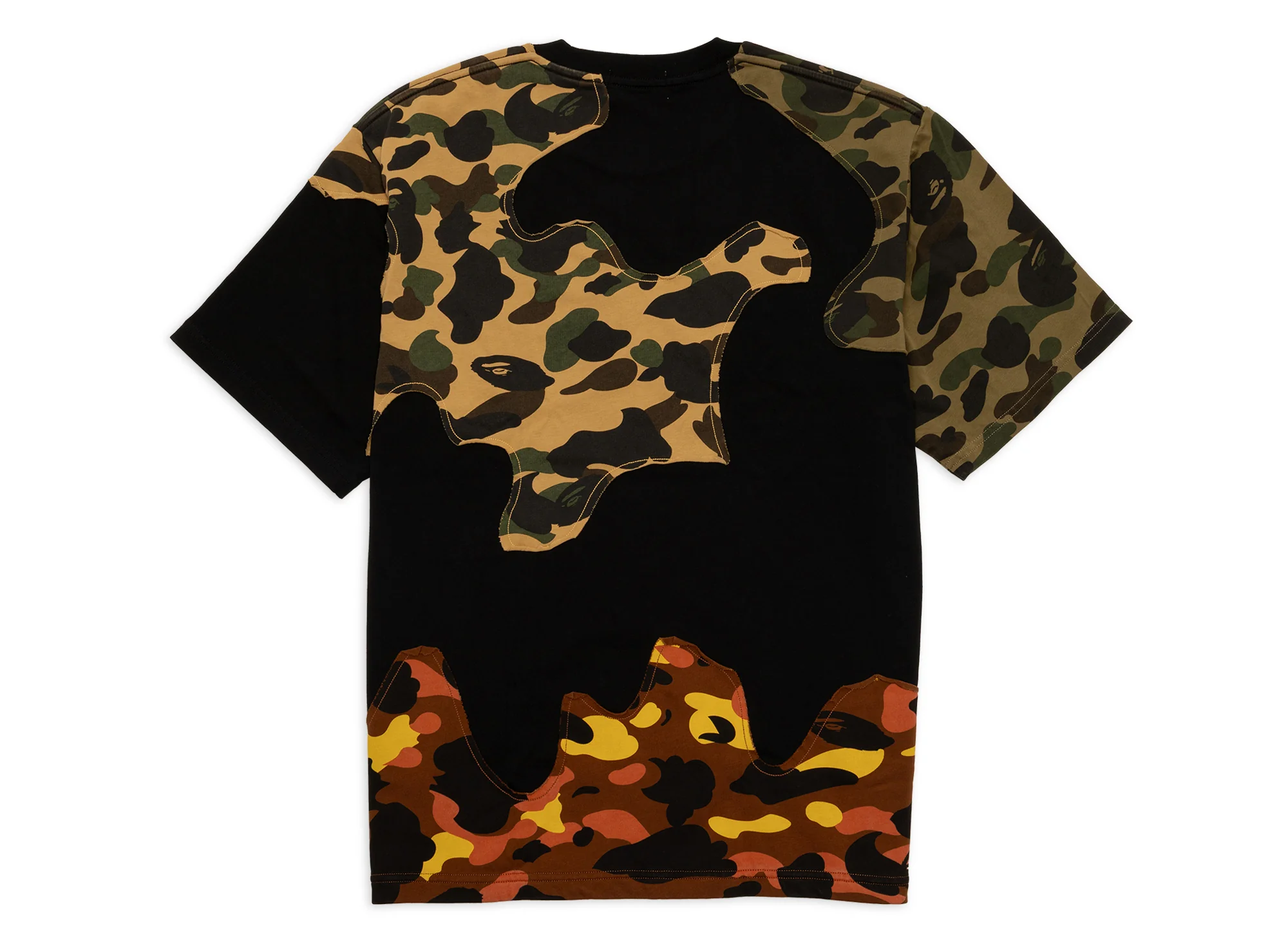 A Bathing Ape 1st Camo Upcycled Logo Relaxed Fit Tee - Image 4
