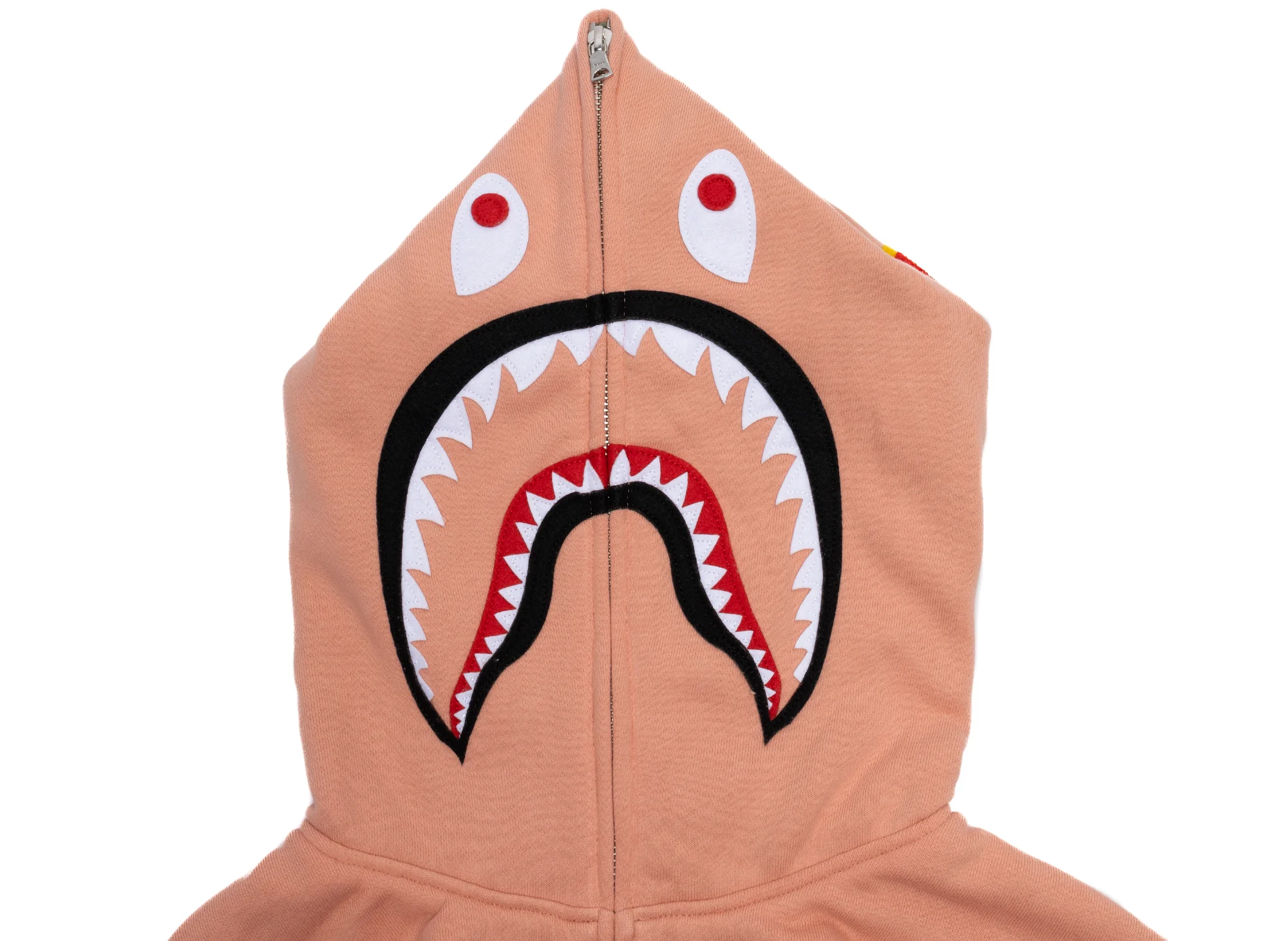 A Bathing Ape 2nd Shark Full Zip Hoodie in Pink - Image 2