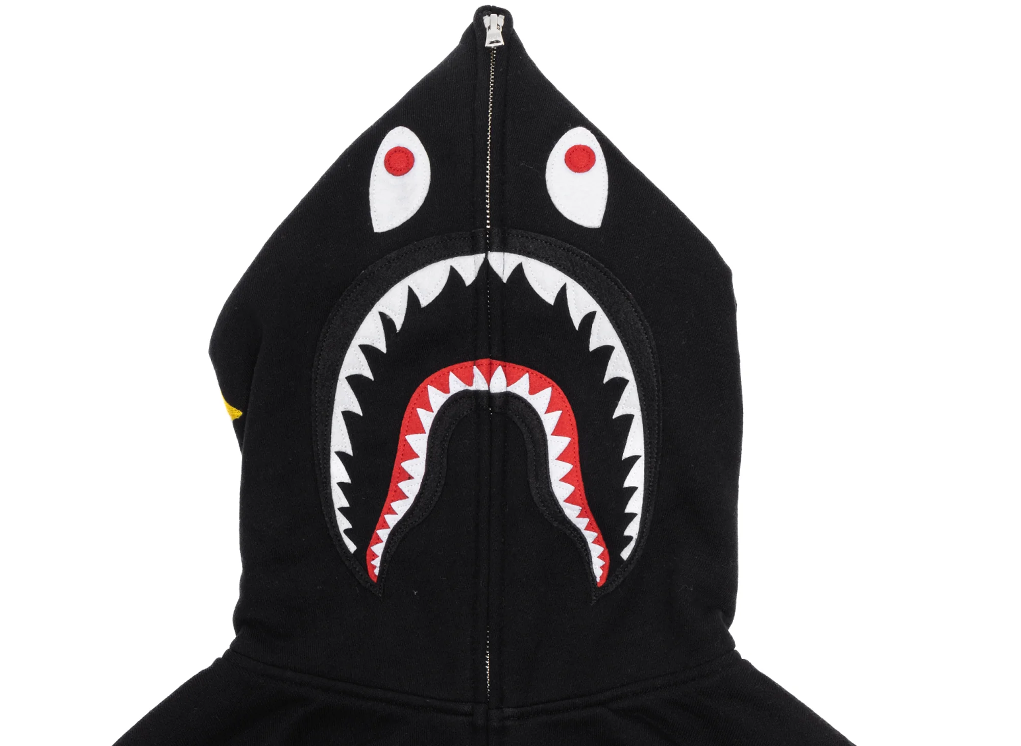 A Bathing Ape 2nd Shark Full Zip Hoodie in Black - Image 2