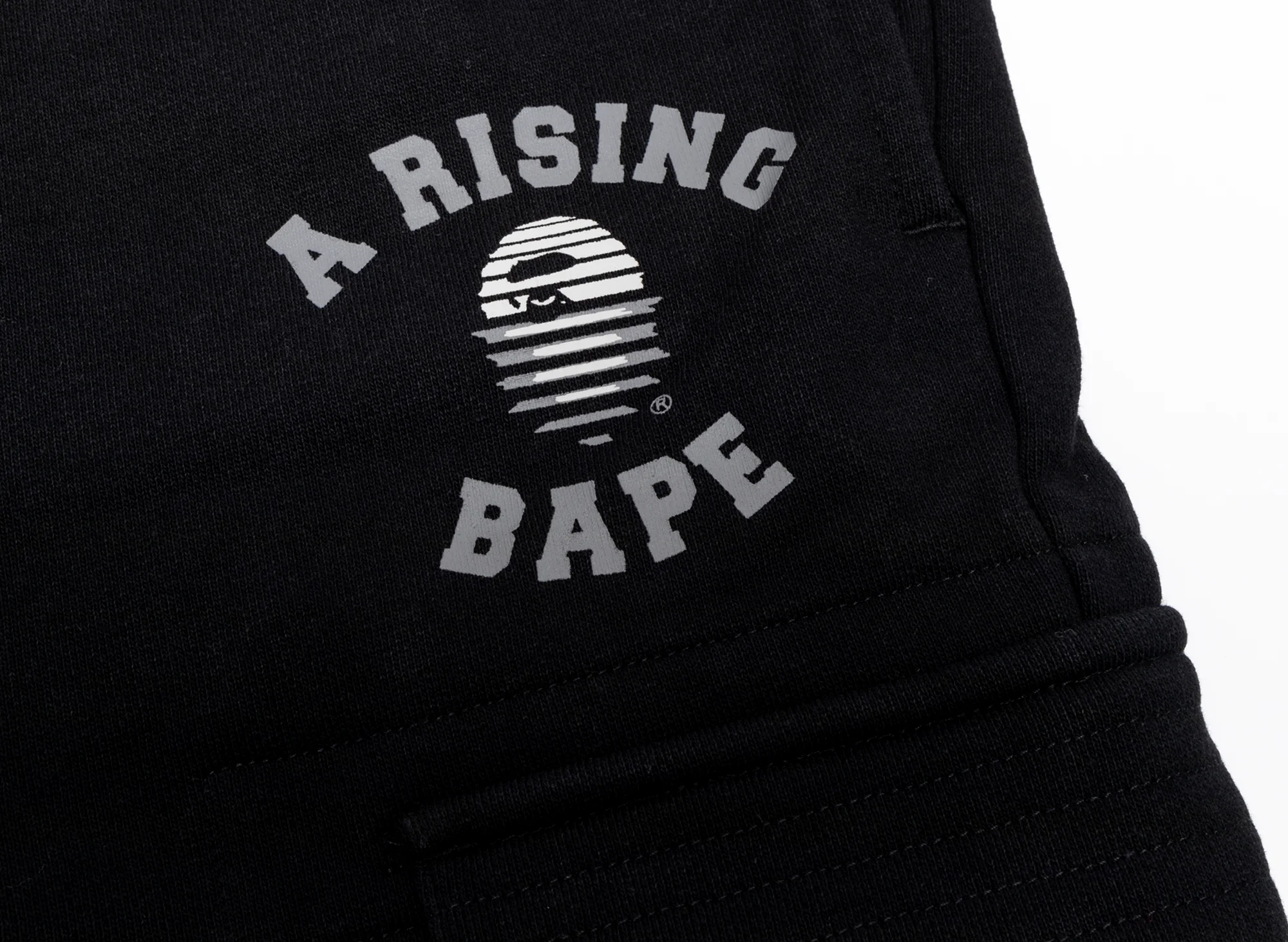 A Bathing Ape A Rising Bape Military Sweatpants in Black - Image 2