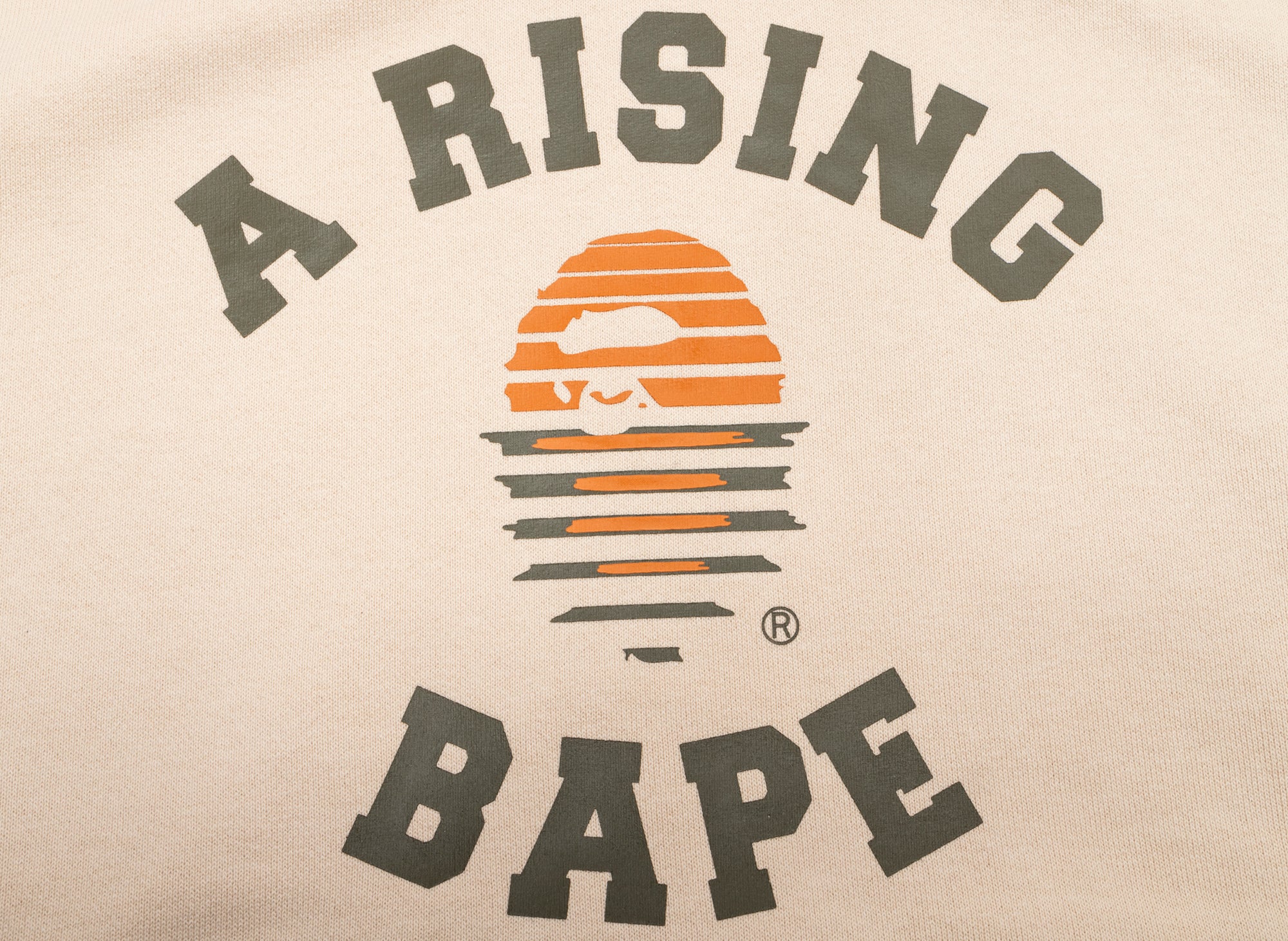A Bathing Ape A Rising Bape Pullover Hoodie in Ivory - Image 2