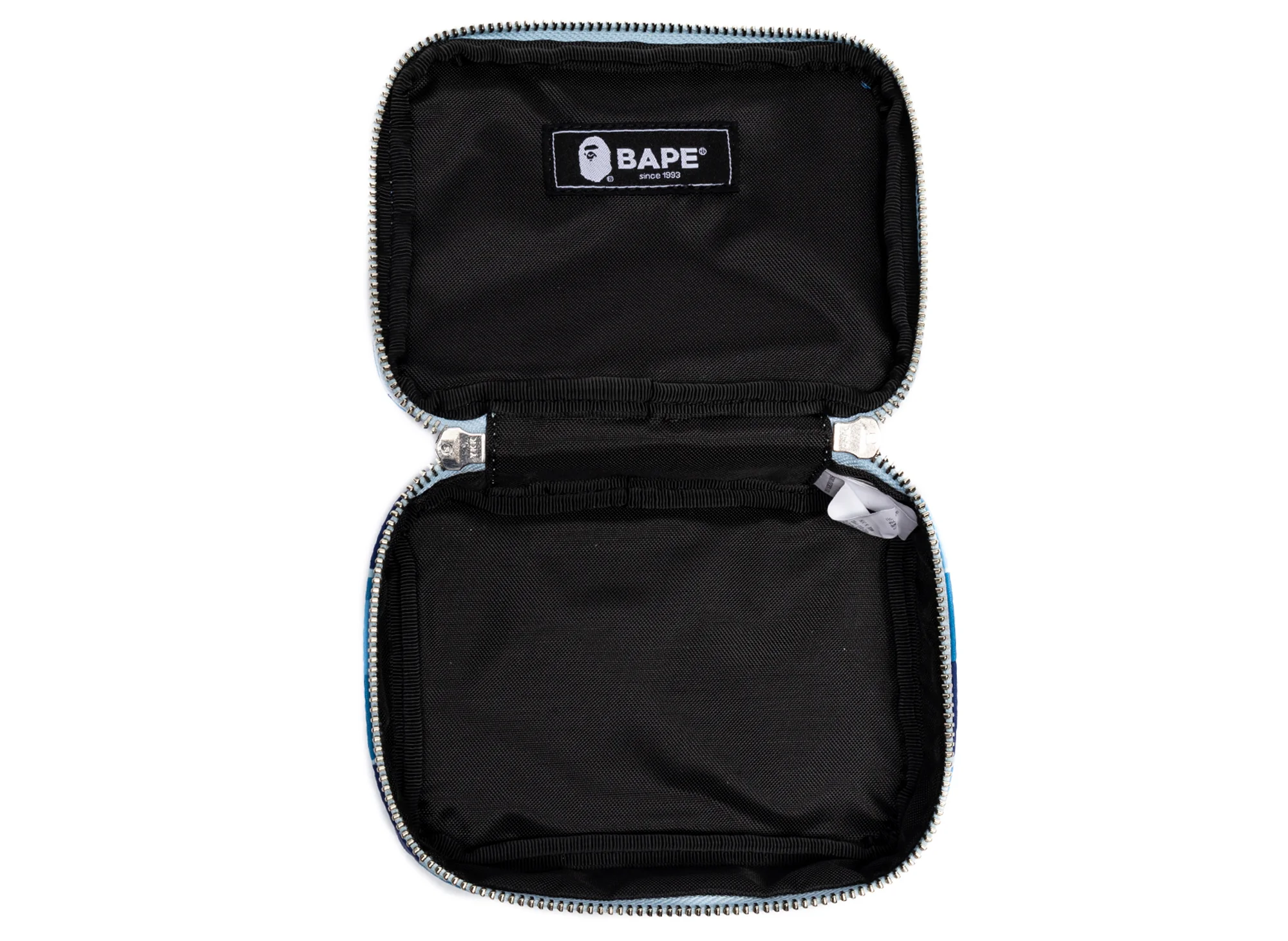 A Bathing Ape ABC Camo Amenity Pouch in Blue - Image 2