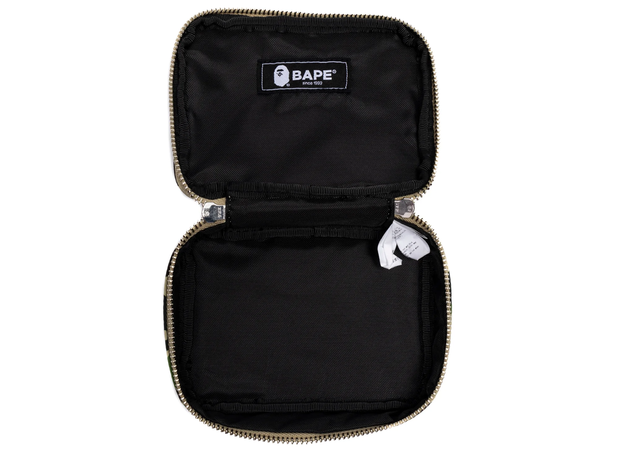 A Bathing Ape ABC Camo Amenity Pouch in Green - Image 2
