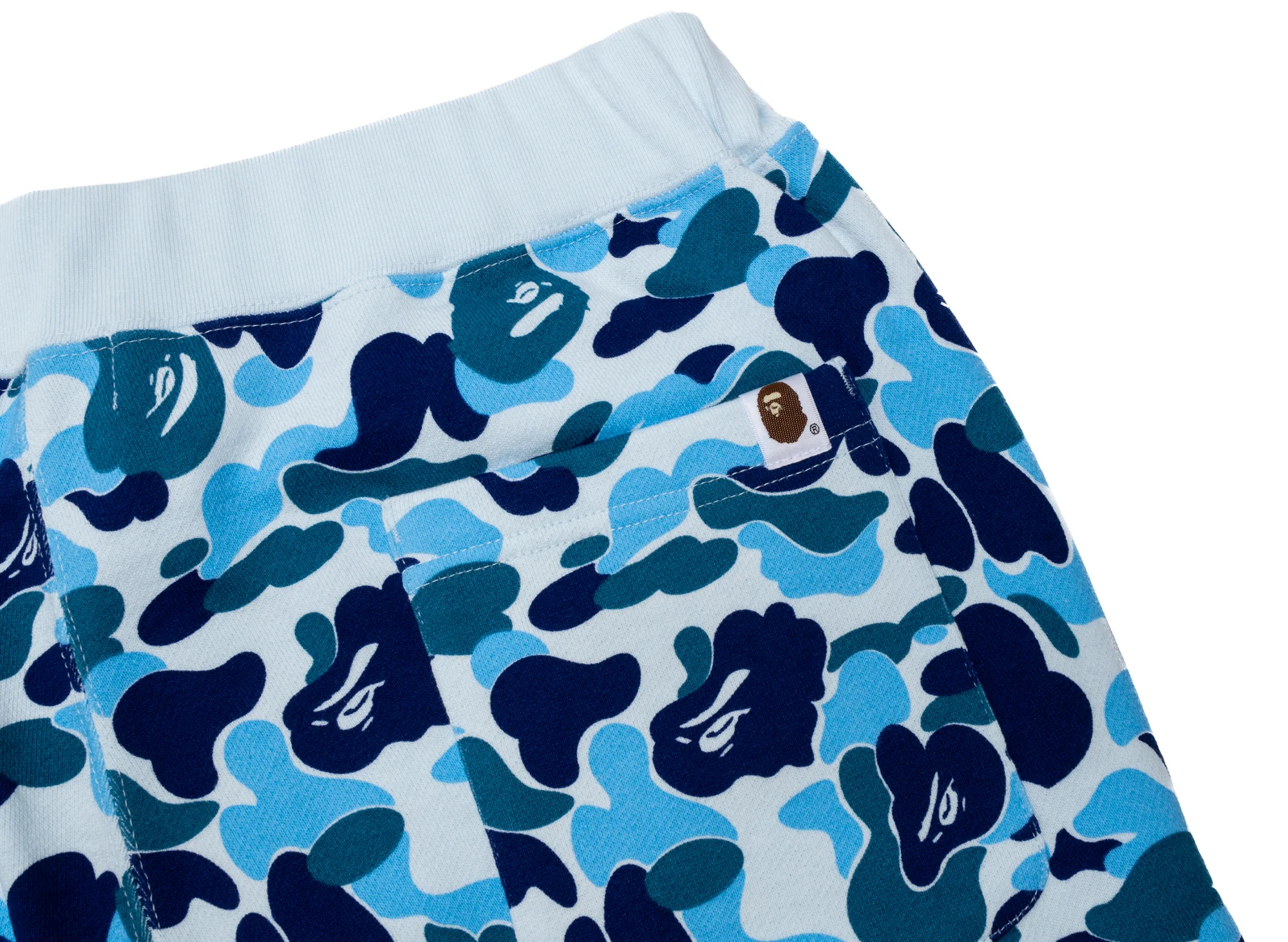 A Bathing Ape ABC Camo Crystal Stone Sweatpants in Blue - Image 3