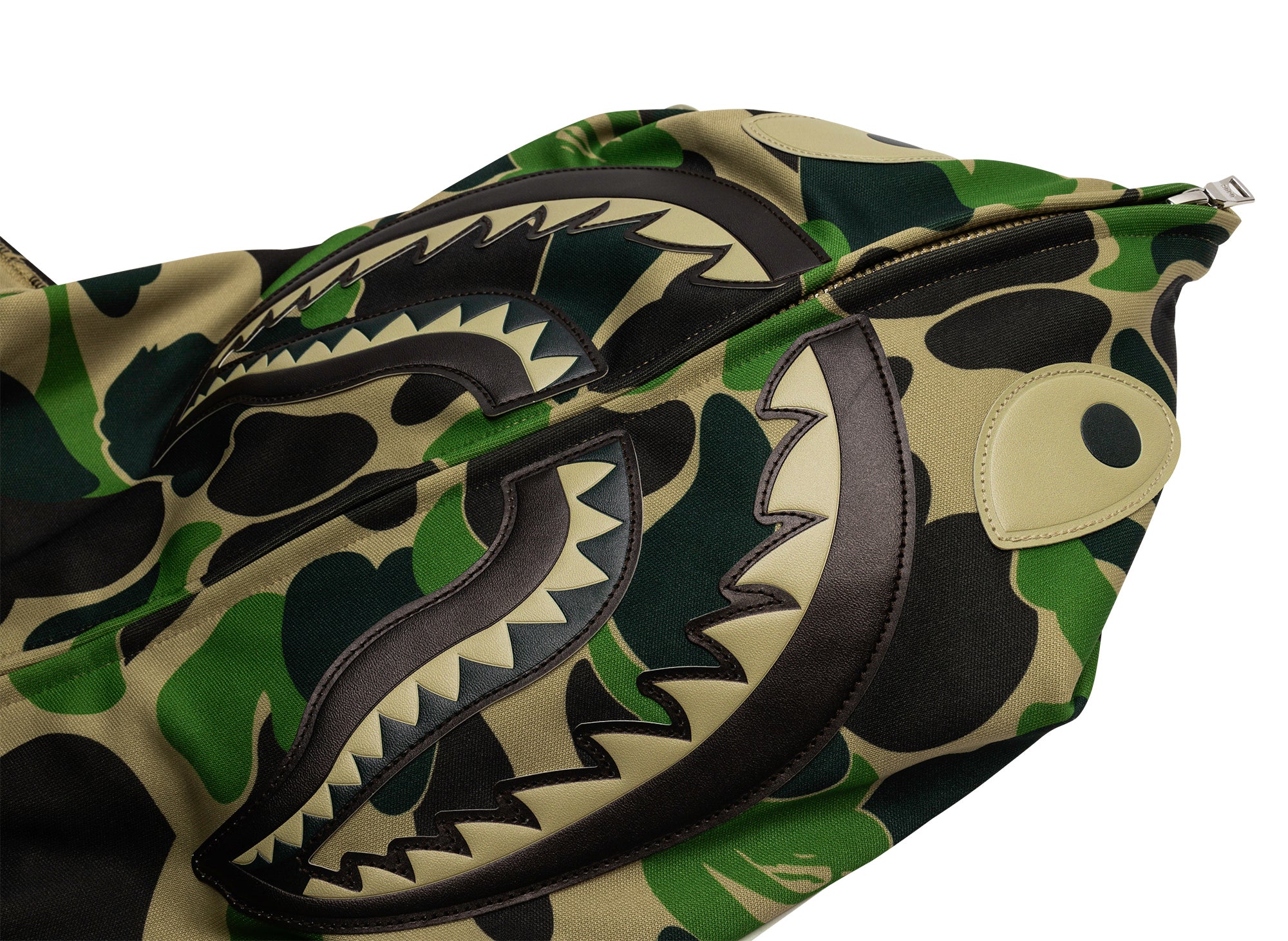 A Bathing Ape ABC Camo Rayon Relaxed Fit Shark Full Zip Hoodie - Image 3