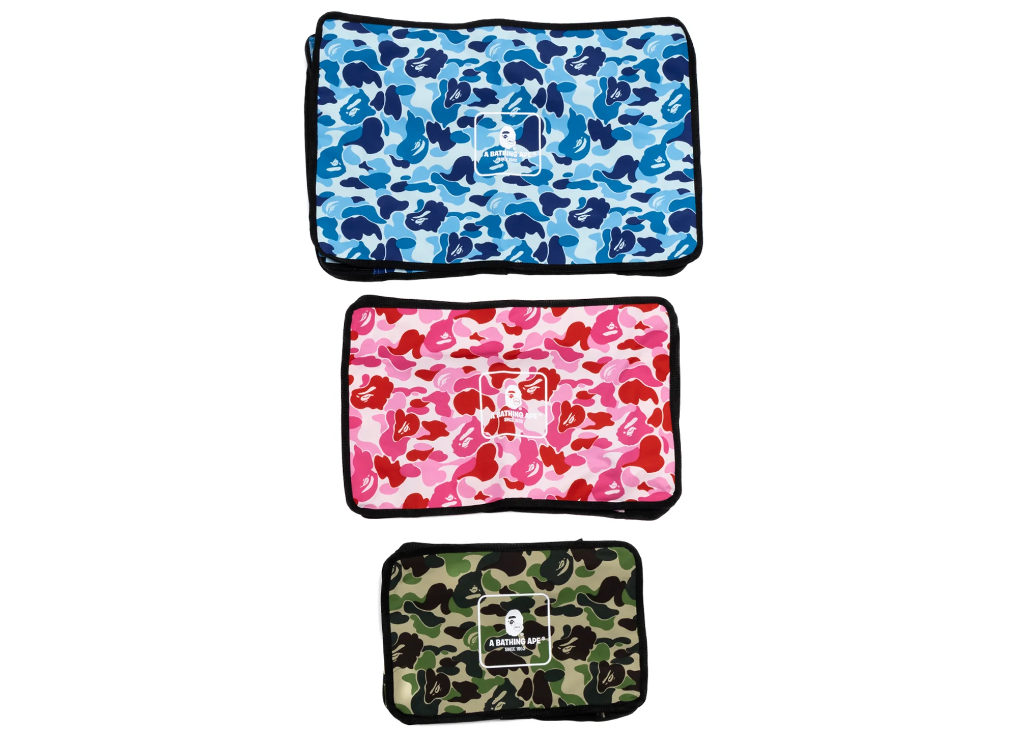 A Bathing Ape ABC Camo Travel Pouch 3 Pack - Image 2