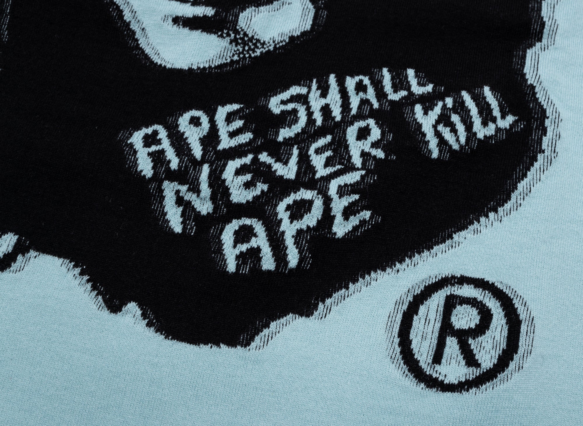 A Bathing Ape Art Print Jacquard Tee in Blue - Image 2