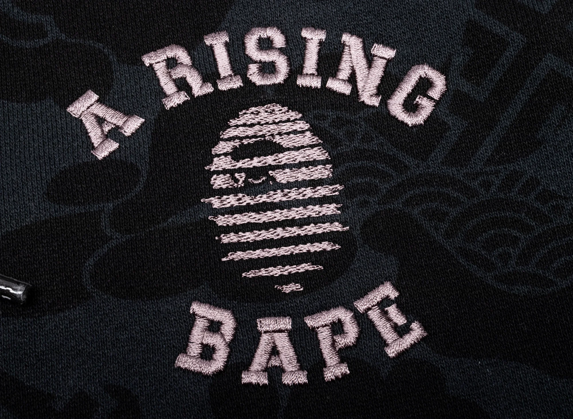 A Bathing Ape Asia Camo Pullover Hoodie in Black - Image 2