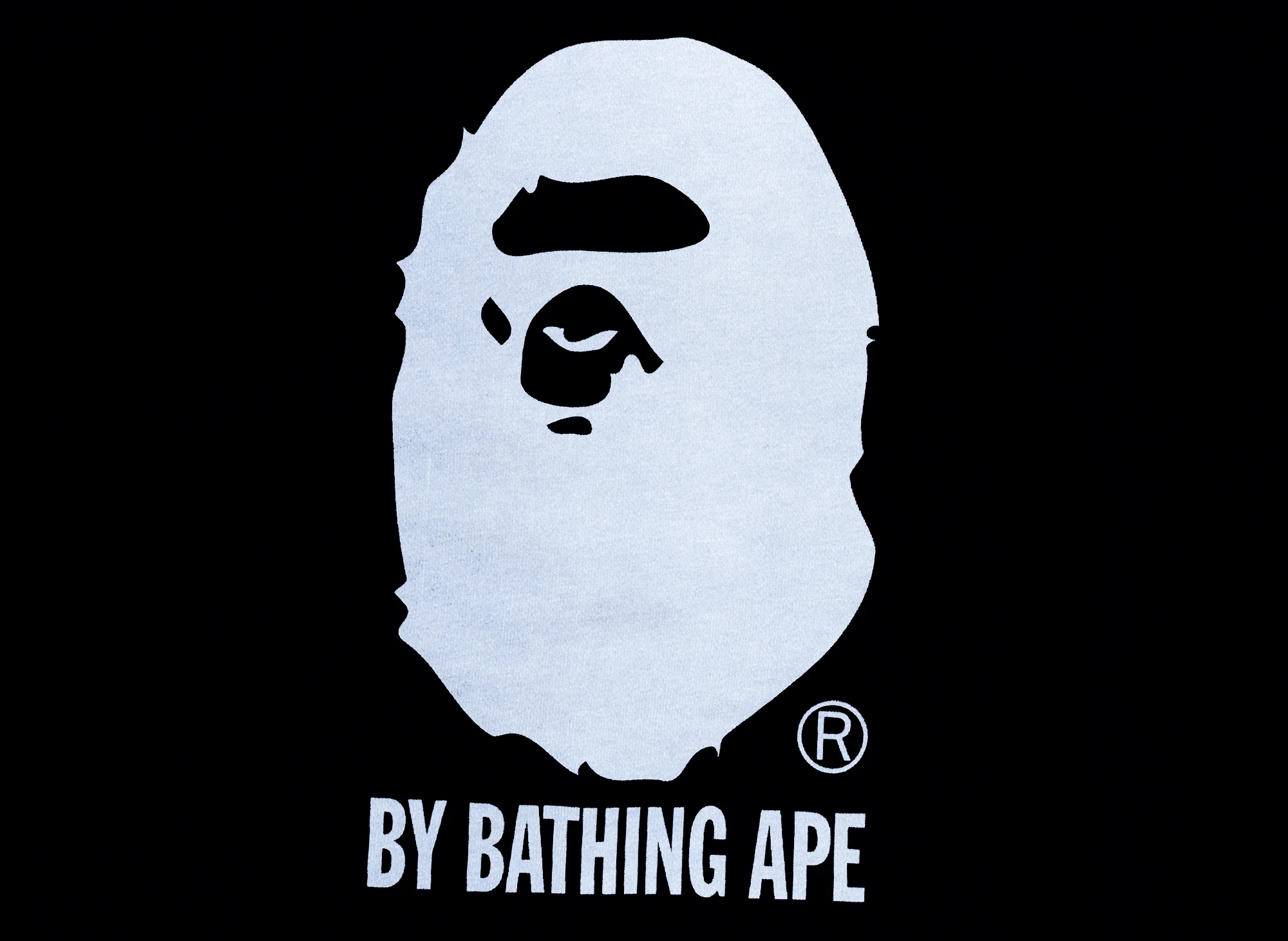 A Bathing Ape By Bathing Ape Overdye Crewneck in Black - Image 2