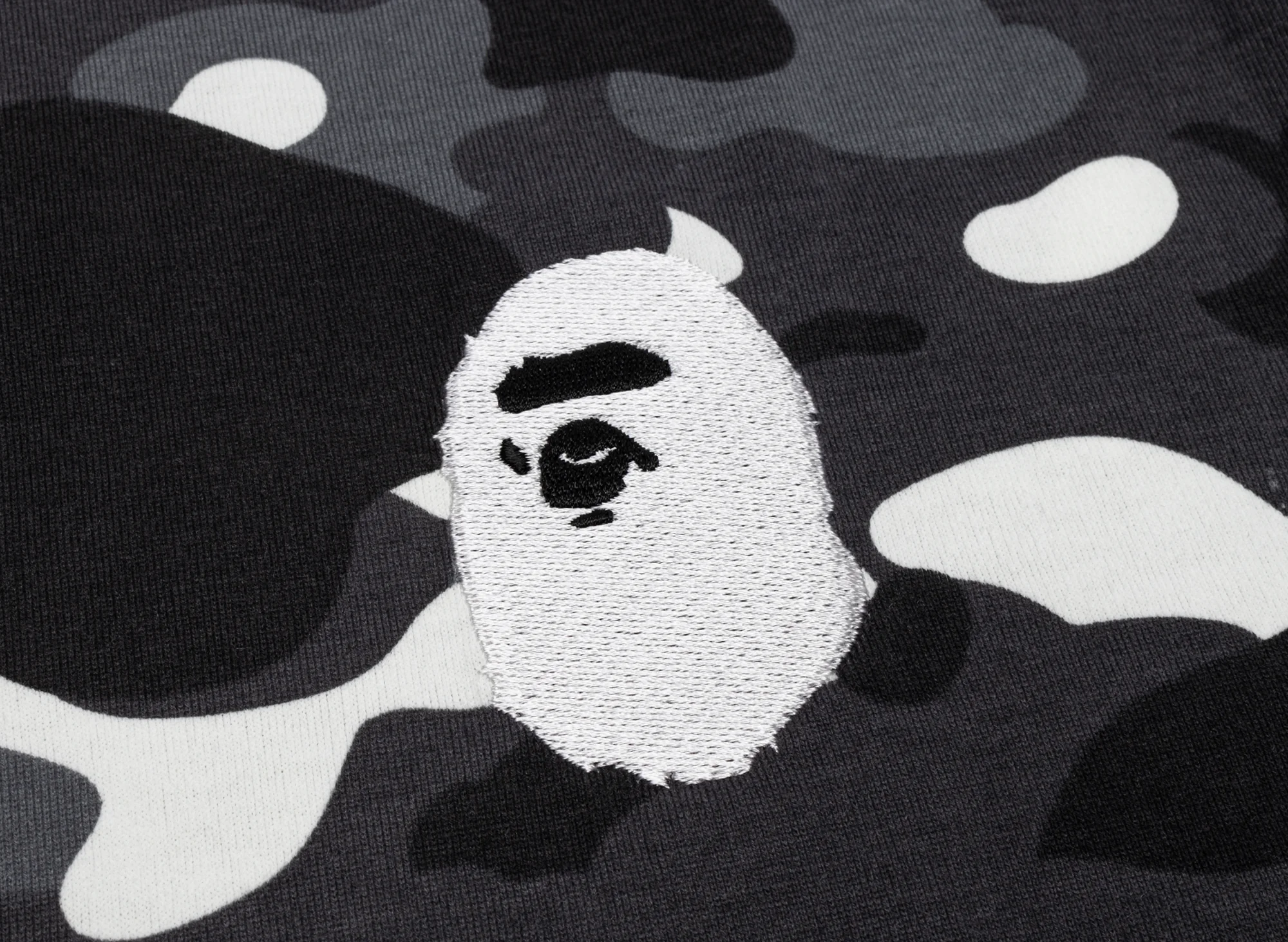 A Bathing Ape City Camo Large Ape Head Tee in Black - Image 2
