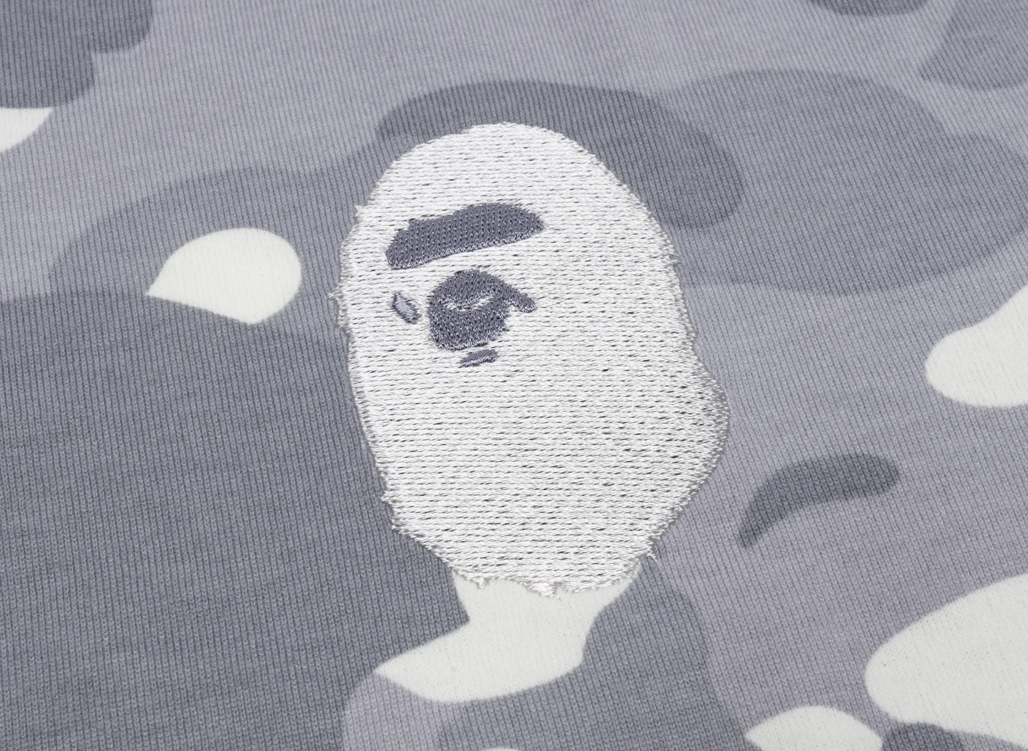 A Bathing Ape City Camo Large Ape Head Tee in Grey - Image 2