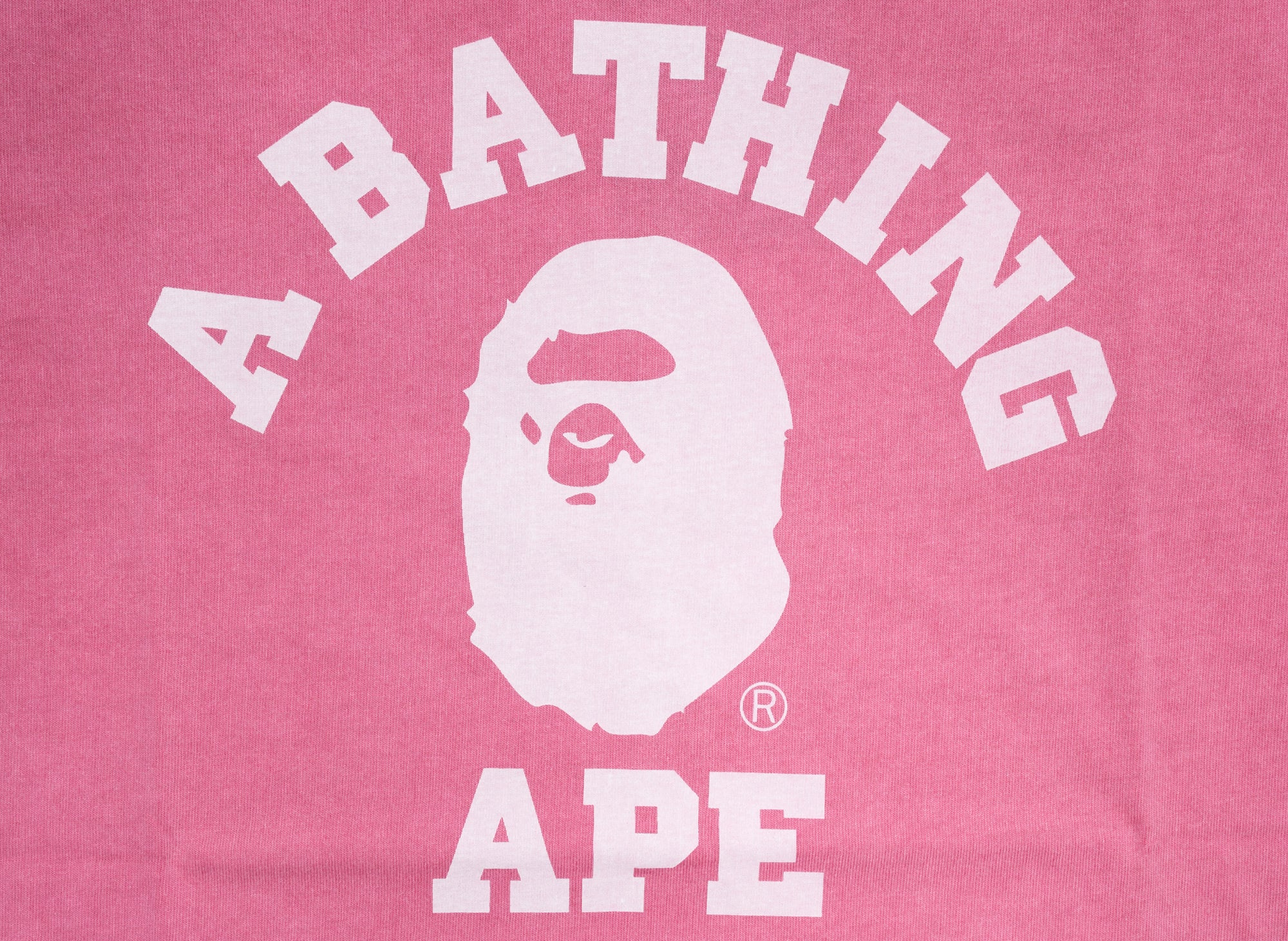 A Bathing Ape College Overdye Tee in Pink - Image 2