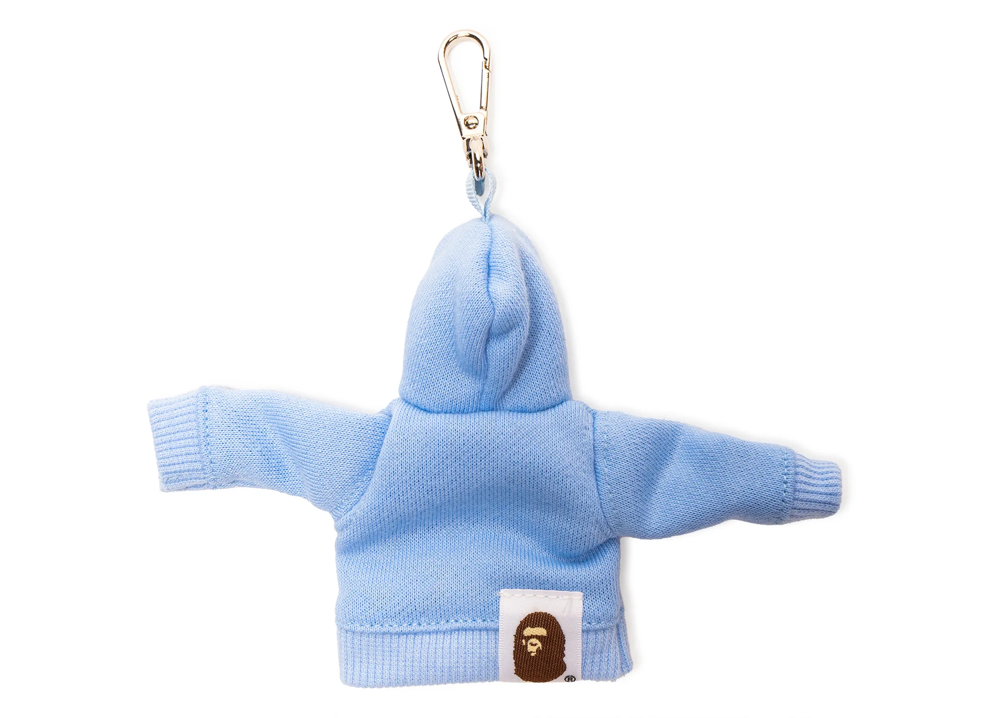 A Bathing Ape College Pullover Hoodie Key Chain in Sax - Image 2