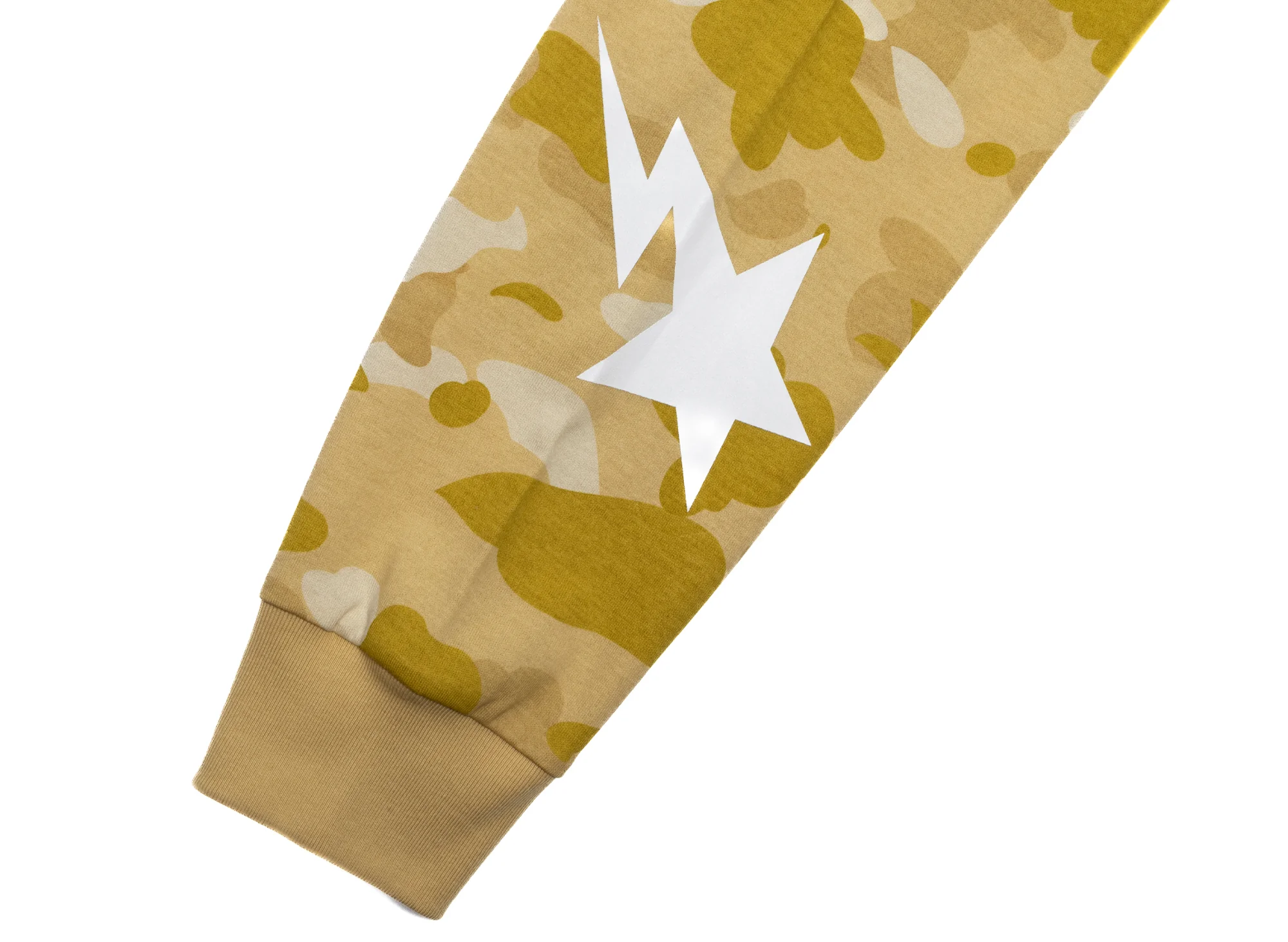 A Bathing Ape Color Camo L/S Tee in Yellow - Image 2
