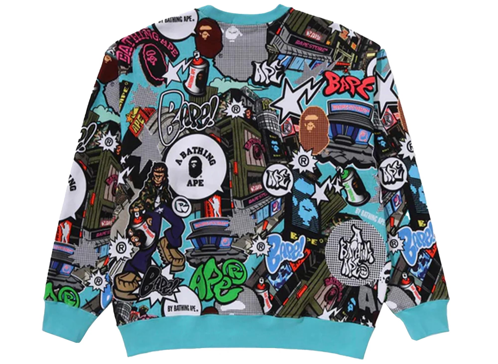 A Bathing Ape Comic Art Crewneck - Image 2
