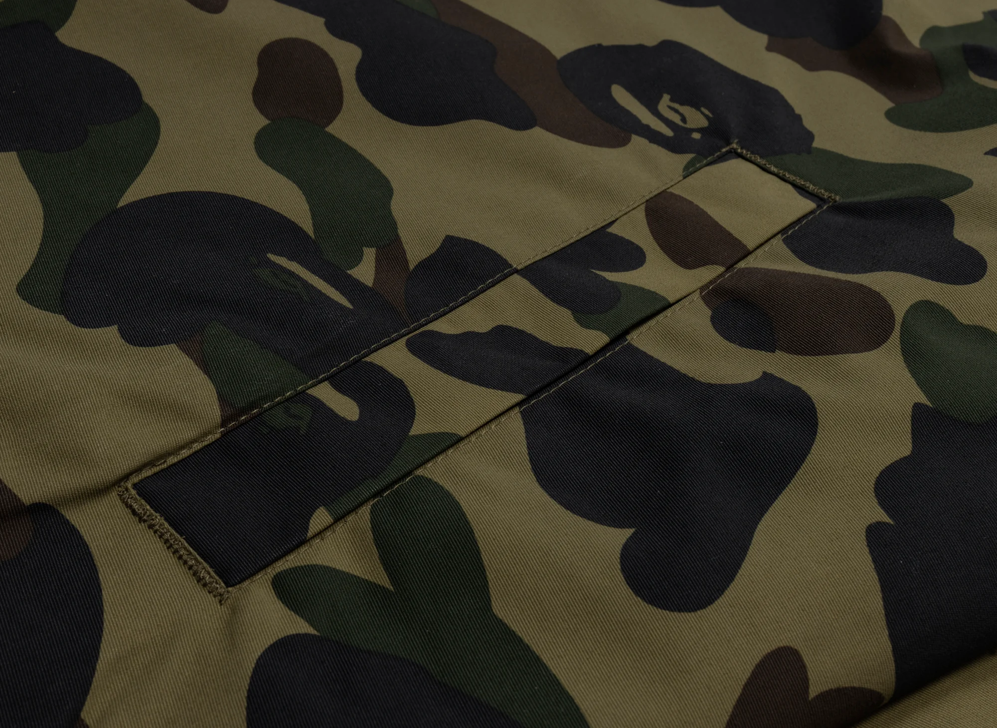 A Bathing Ape Gore-Tex Wind Stopper 1st Camo Relaxed Coach Jacket in Green - Image 2