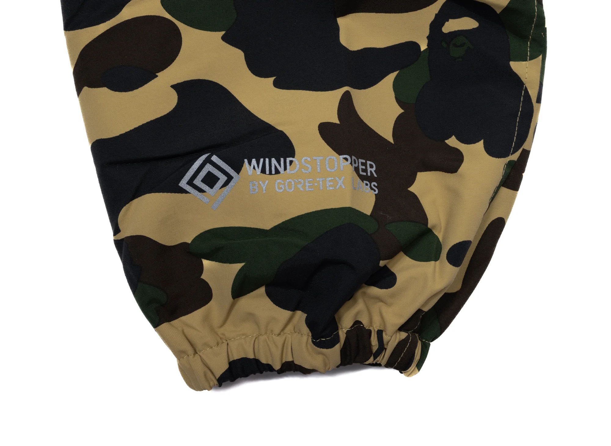 A Bathing Ape Gore-Tex Wind Stopper 1st Camo Relaxed Coach Jacket in Yellow - Image 3