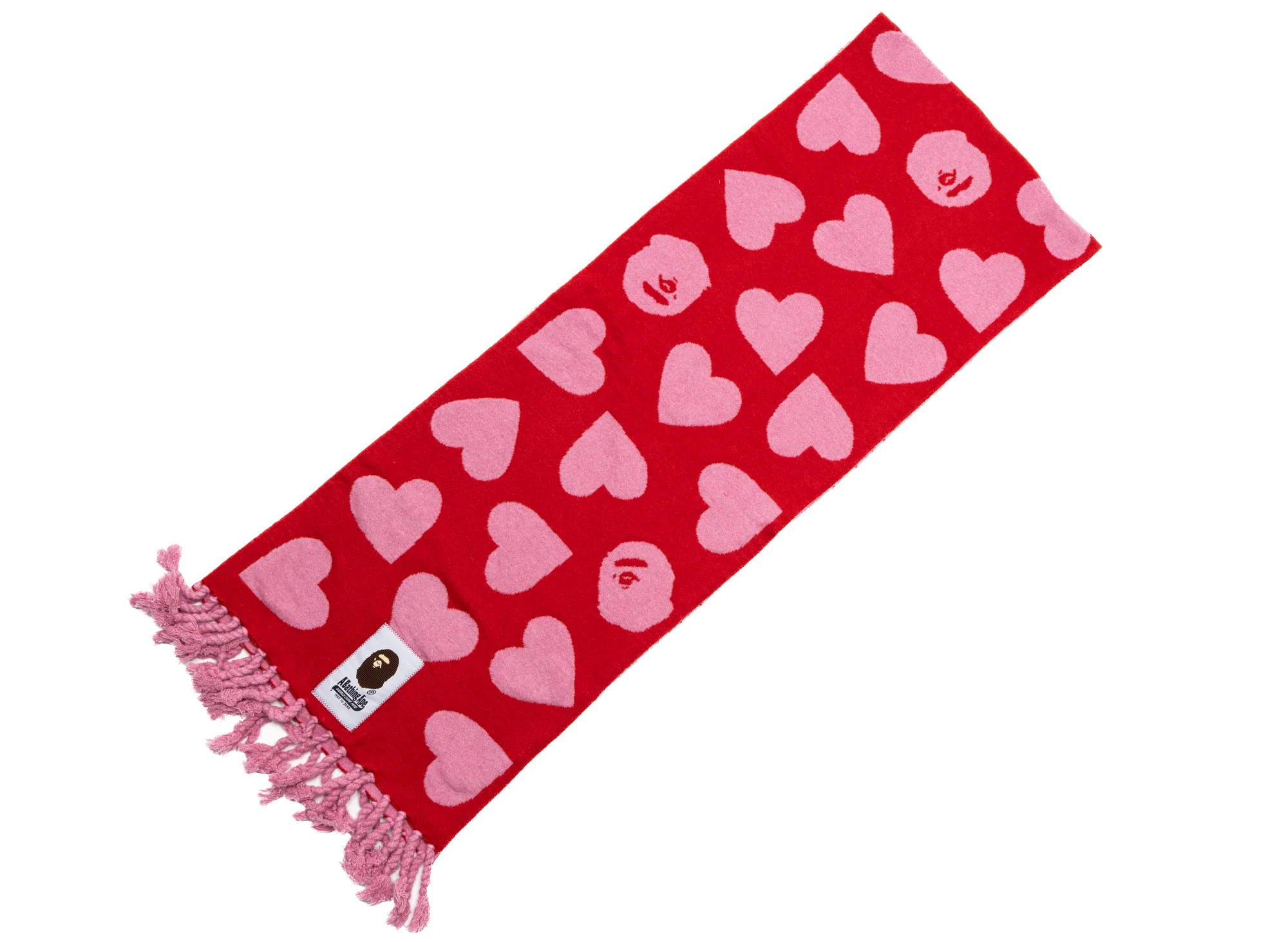 A Bathing Ape I Love Bape Wool Mix Scarf - Image 2
