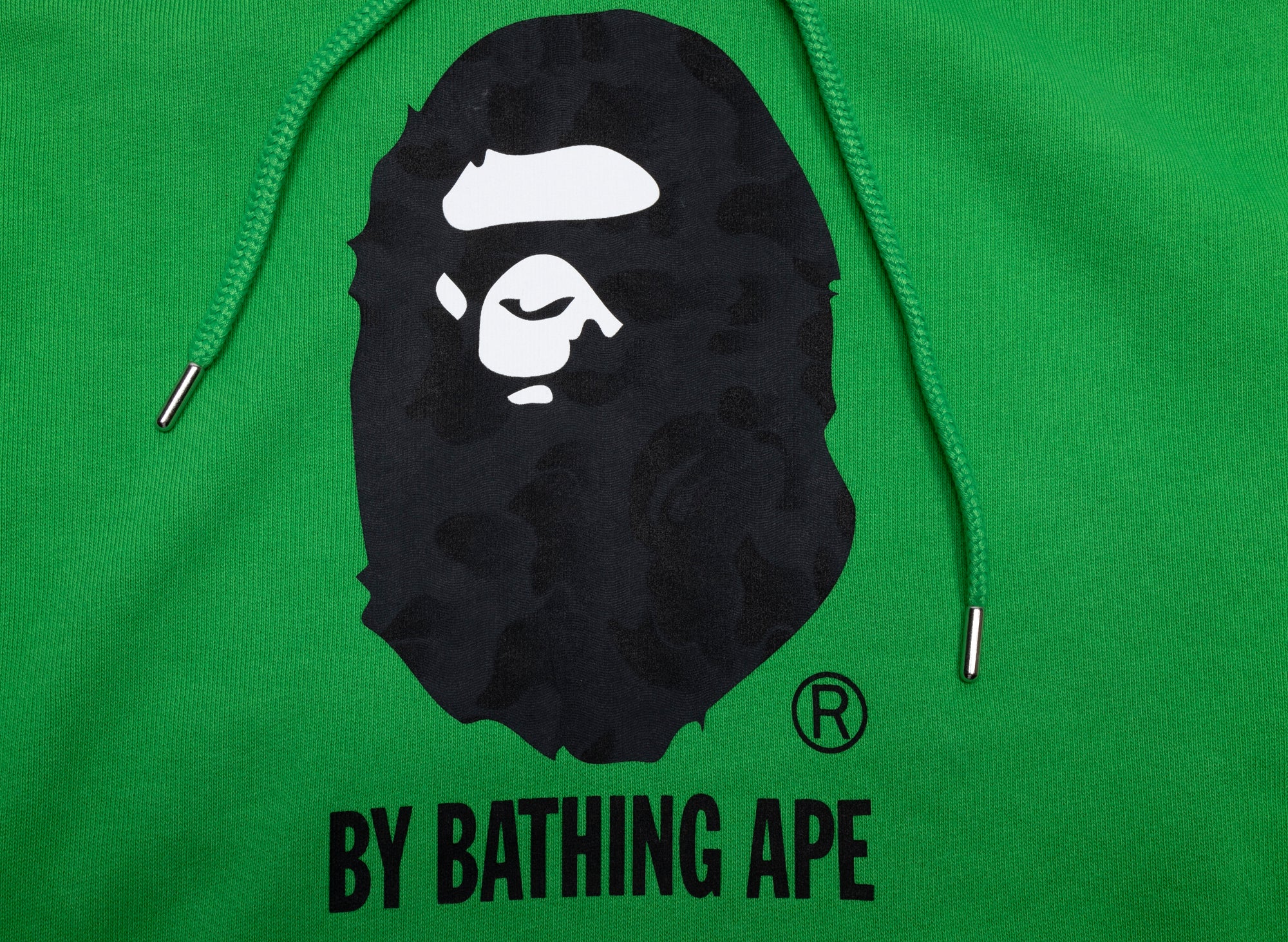 A Bathing Ape Ink Camo by Bathing Ape Pullover Hoodie in Green - Image 2