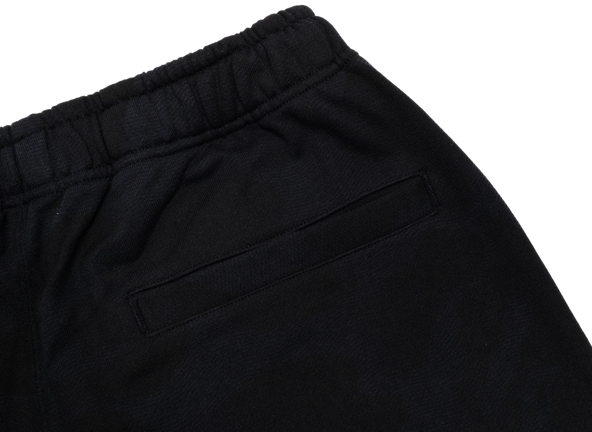 A Bathing Ape Ink Camo Wide Leg Snap Detail Track Pants in Black - Image 3
