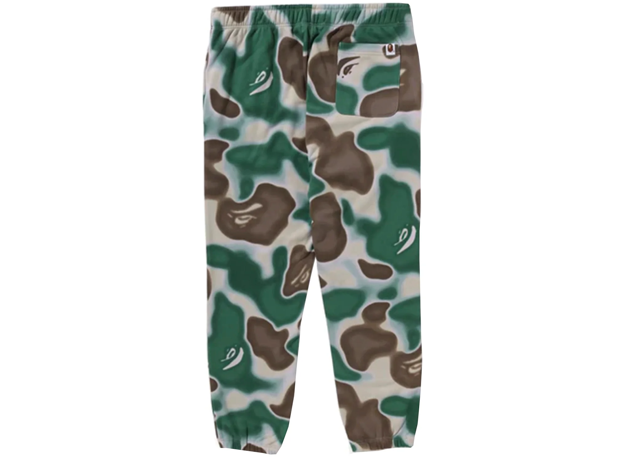 A Bathing Ape Liquid Camo Bape Sta Sweatpants in Olive - Image 2