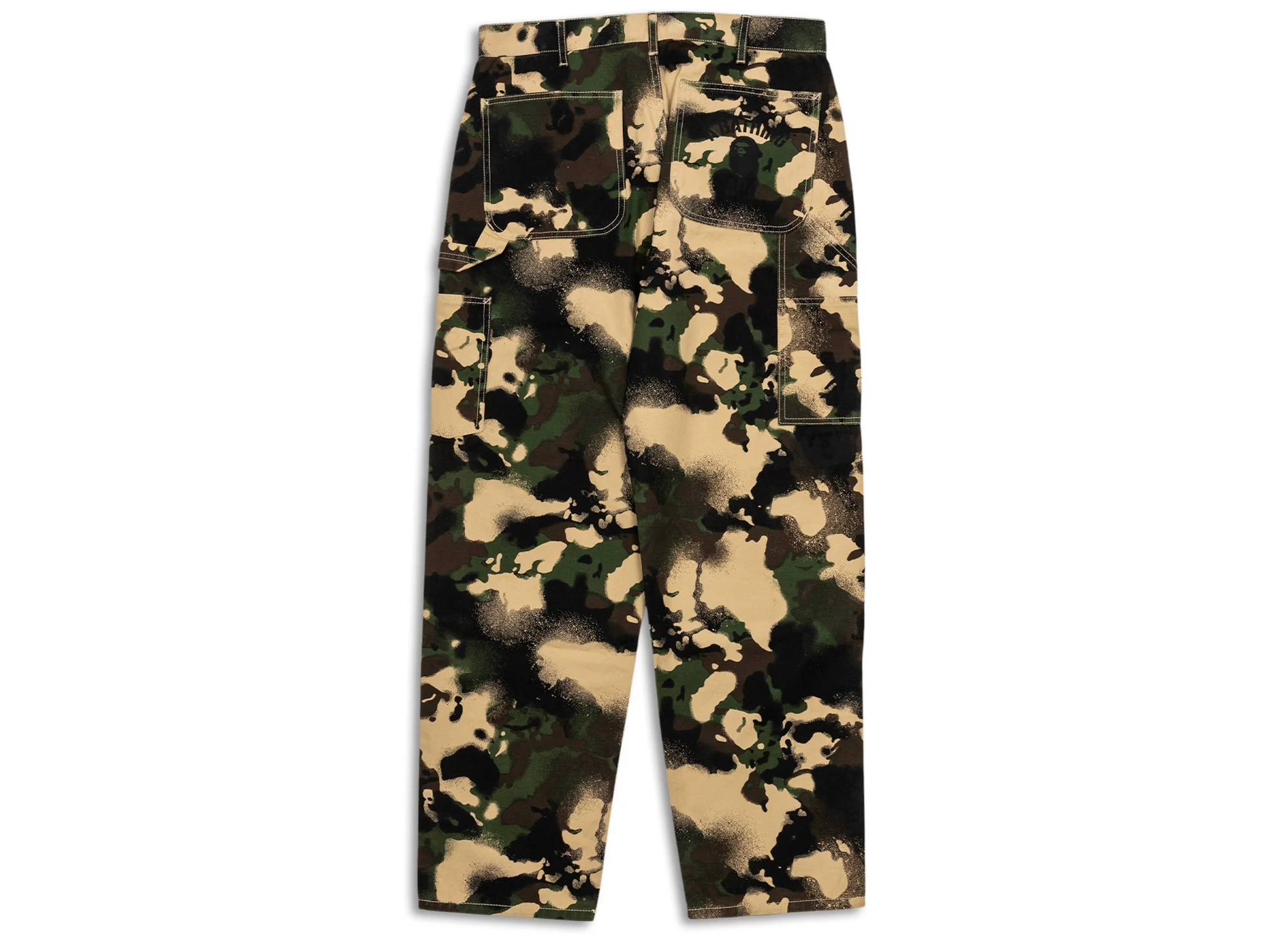 A Bathing Ape Map Camo Relaxed Fit Work Pants - Image 5