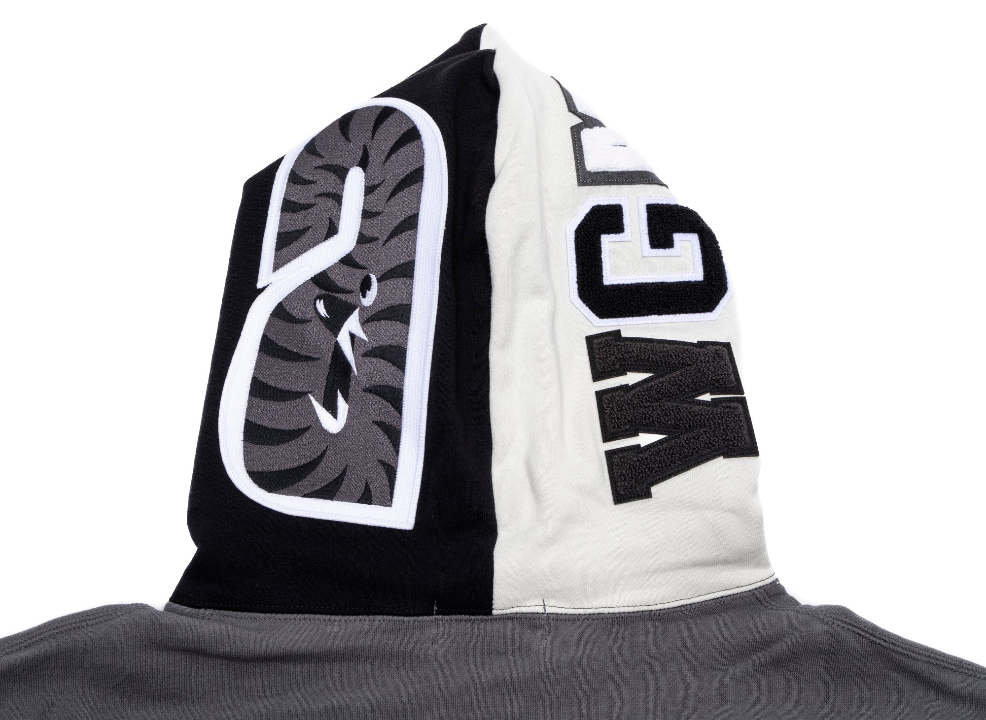 A Bathing Ape Shark Full Zip Hoodie #1 M in Black - Image 2