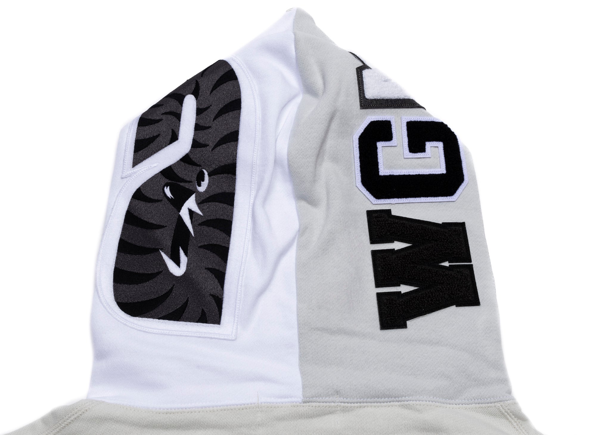 A Bathing Ape Shark Full Zip Hoodie #1 M in Grey - Image 2