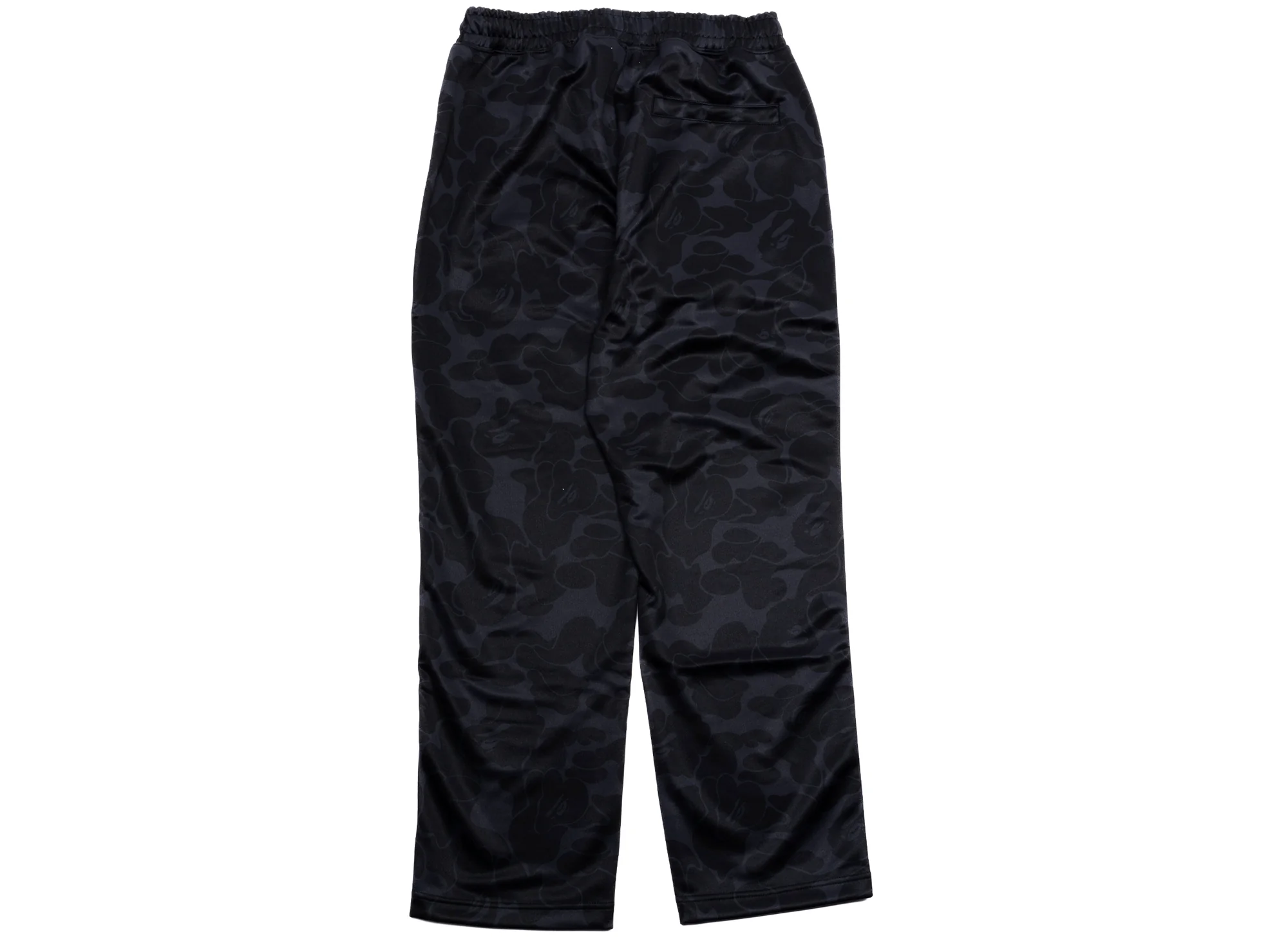 A Bathing Ape Solid Camo Bathing Ape Logo Relaxed Fit Sweatpants in Black - Image 2