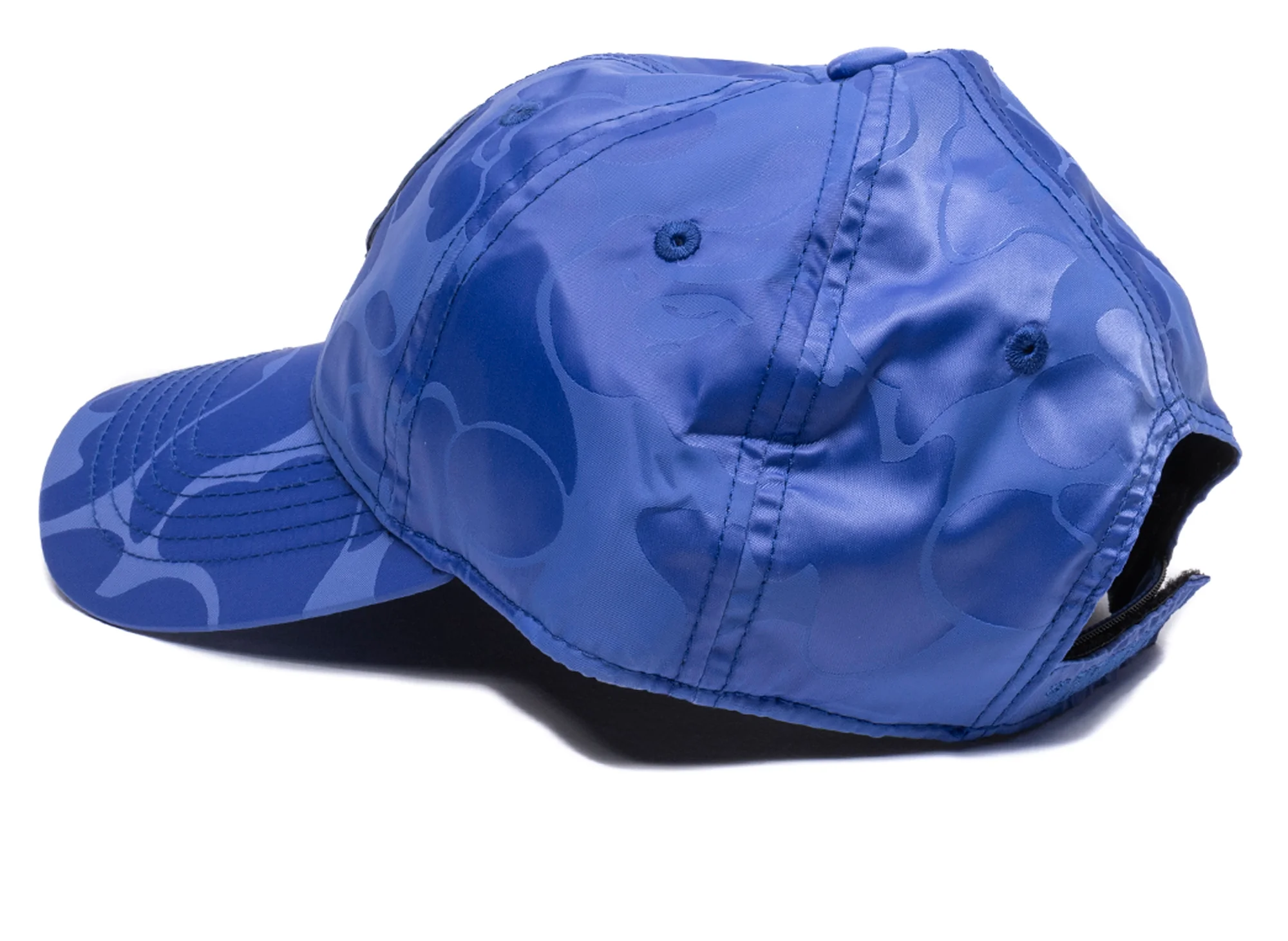 A Bathing Ape Tonal Solid Camo Cap in Blue - Image 2