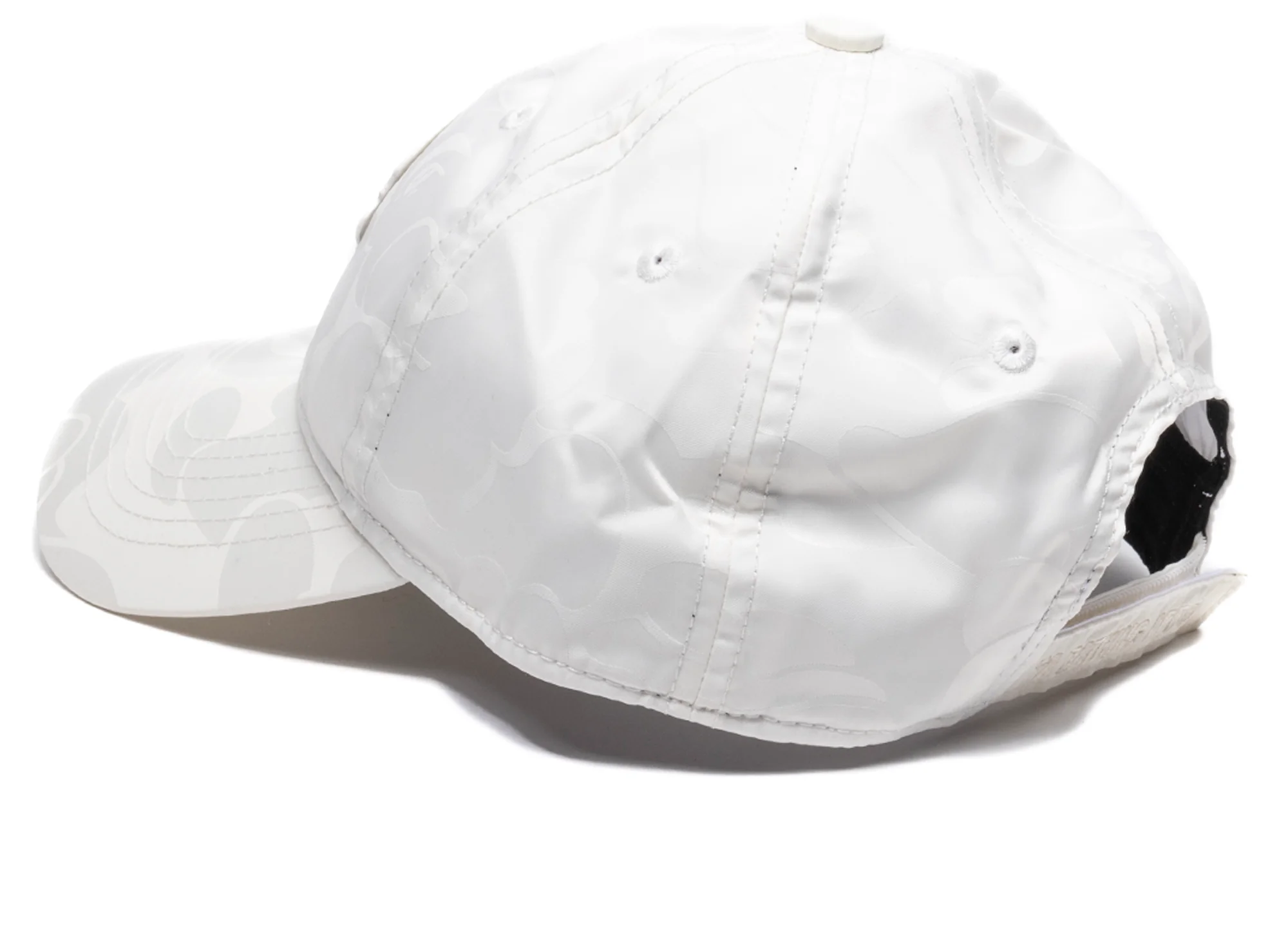 A Bathing Ape Tonal Solid Camo Cap in Ivory - Image 2