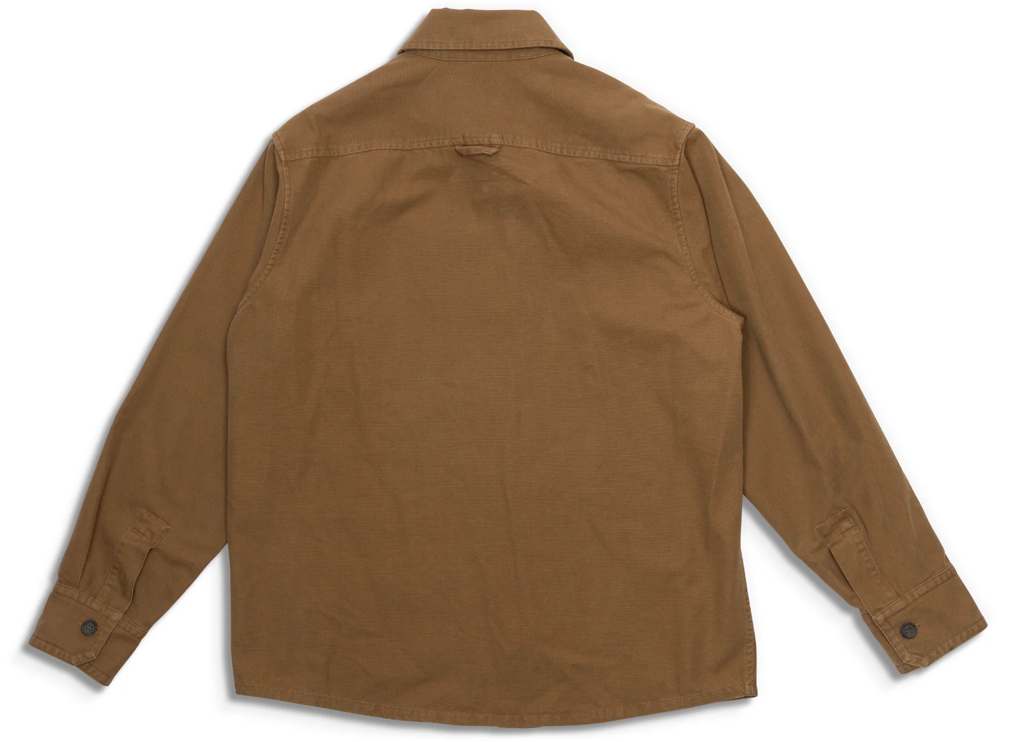 A.P.C. Basile Logo Overshirt in Camel - Image 2