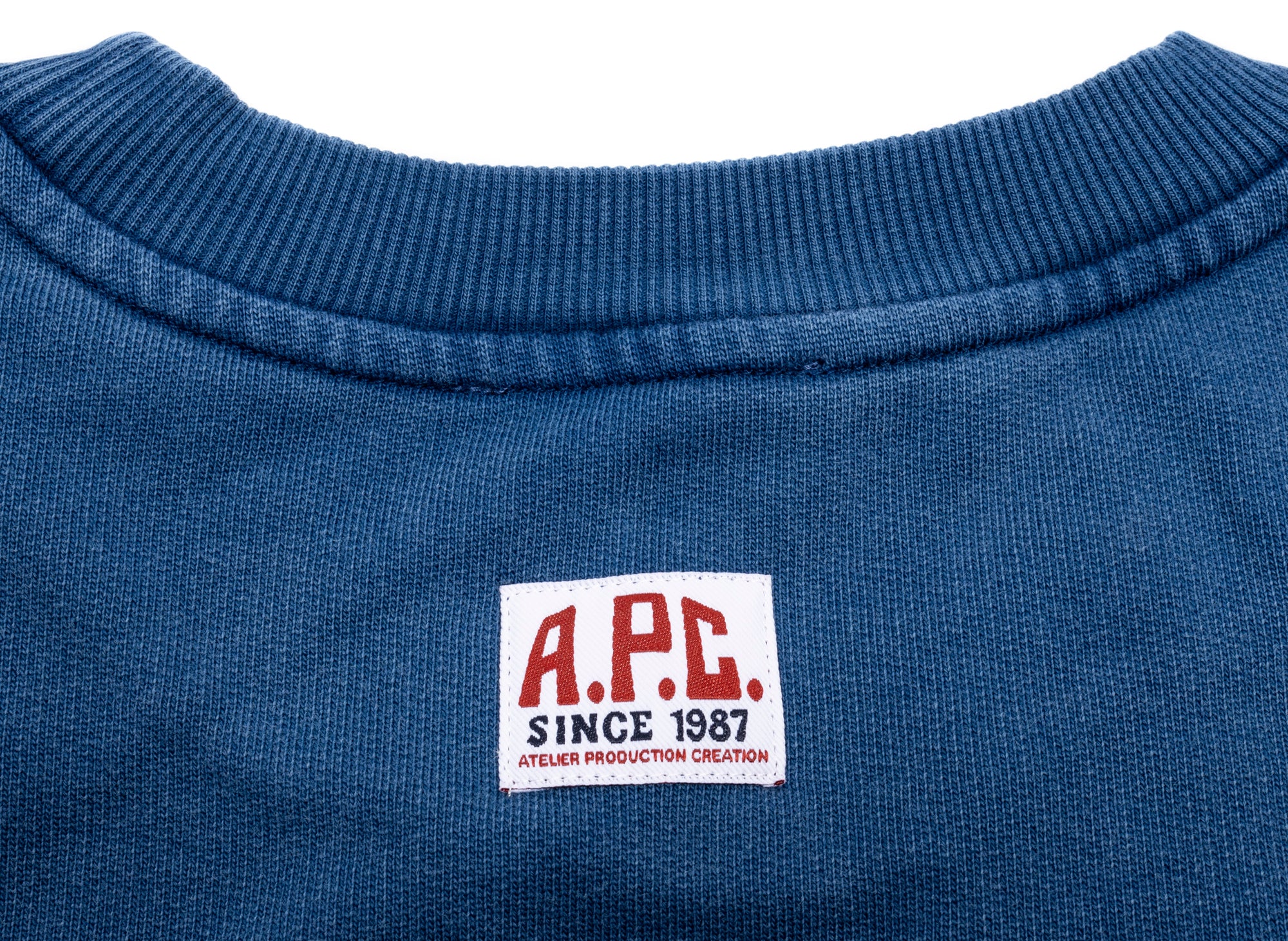 A.P.C. Label H Garment Dyed Sweatshirt - Image 2