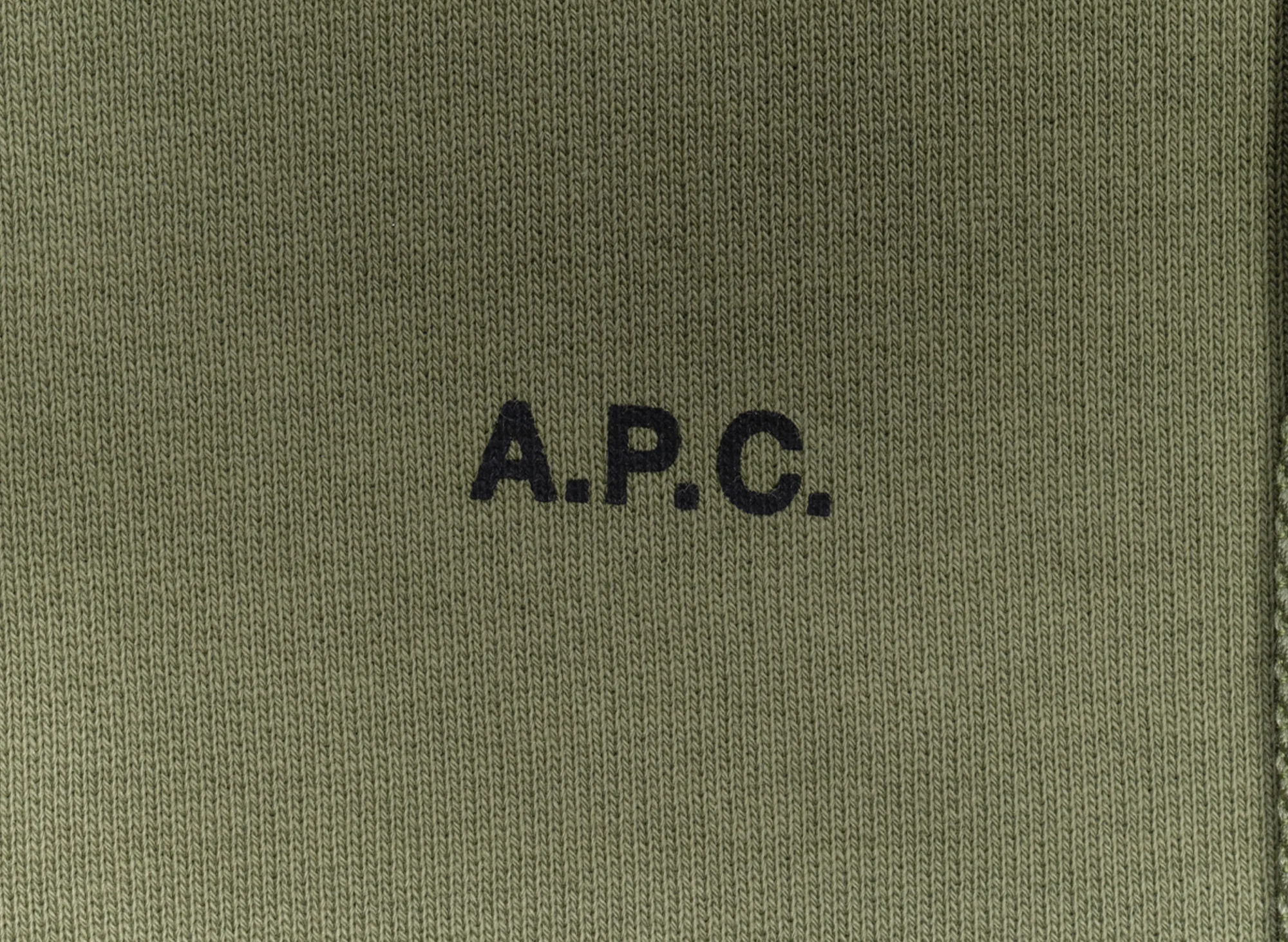 A.P.C. Larry Hoodie in Khaki - Image 2