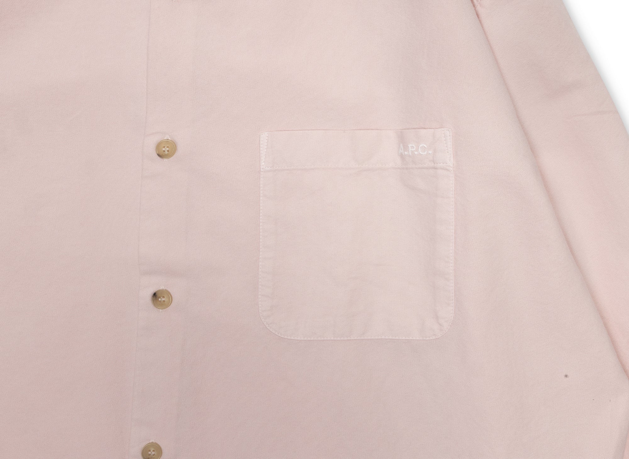 A.P.C. Mateo Logo Jacket in Rose - Image 3