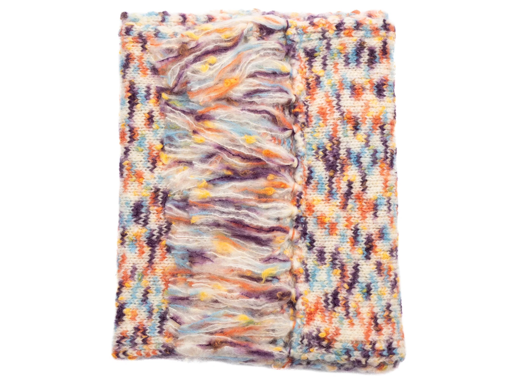 A.P.C. Noah Knit Scarf in Cream - Image 2