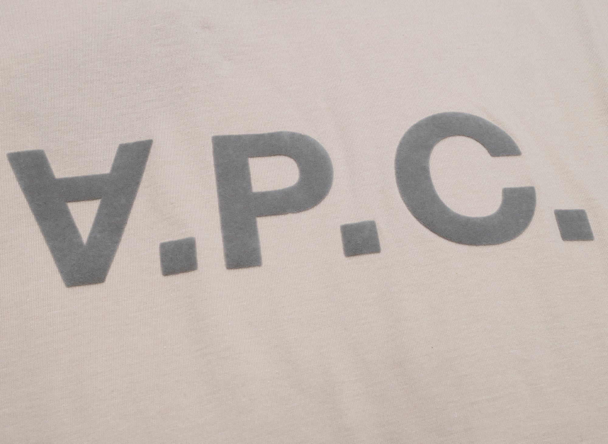 A.P.C. Oversized Grand VPC Tee in Tan - Image 2