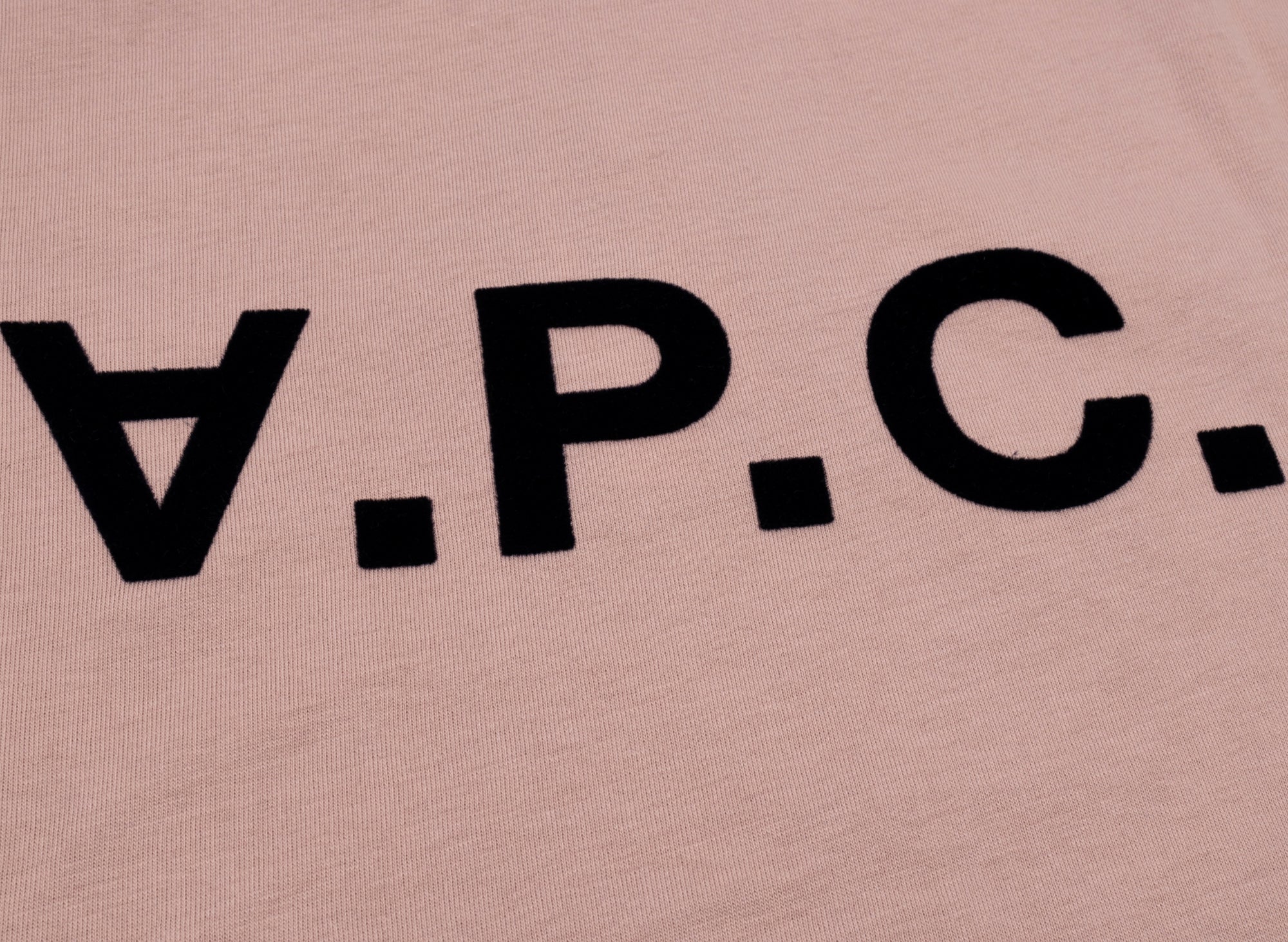 A.P.C. Standard Grand VPC Tee in Rose - Image 2