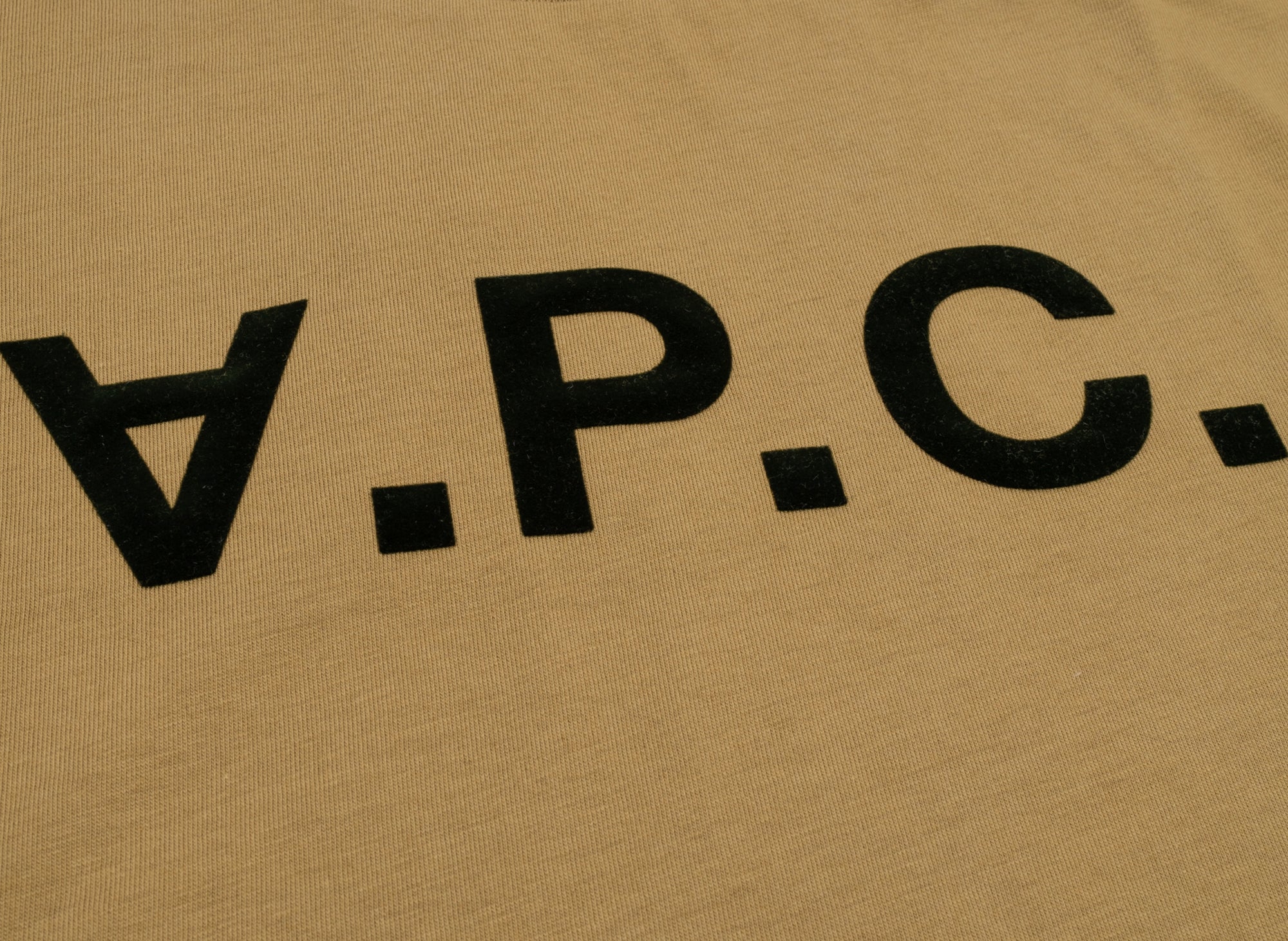 A.P.C. Standard Grand VPC Tee in Tabac - Image 2