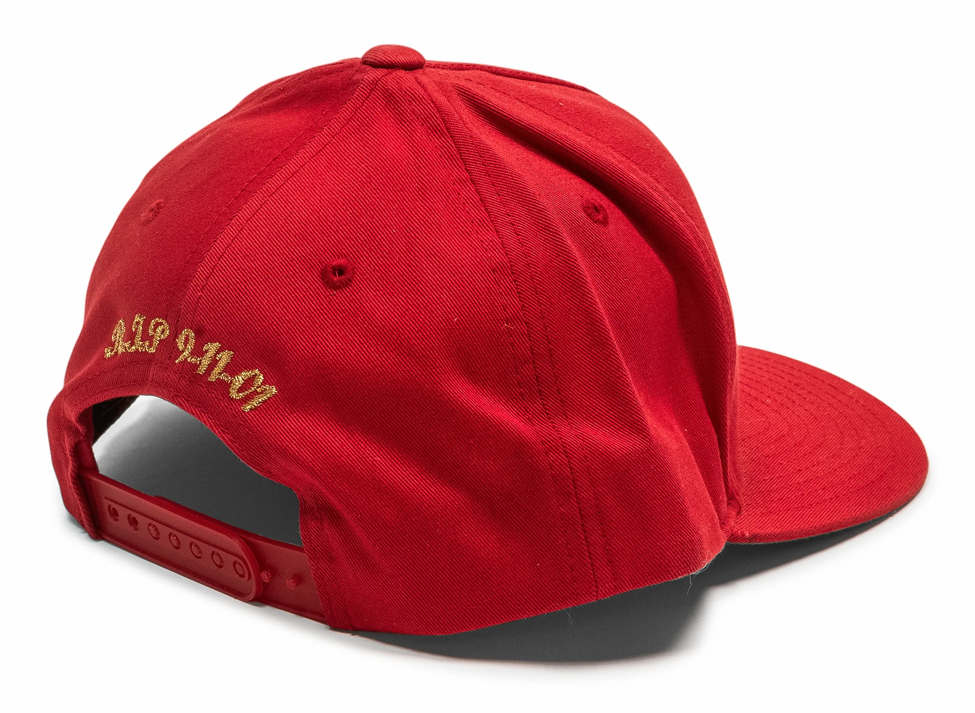 40 Oz Vans New York Snapback Hat in Red - Image 2