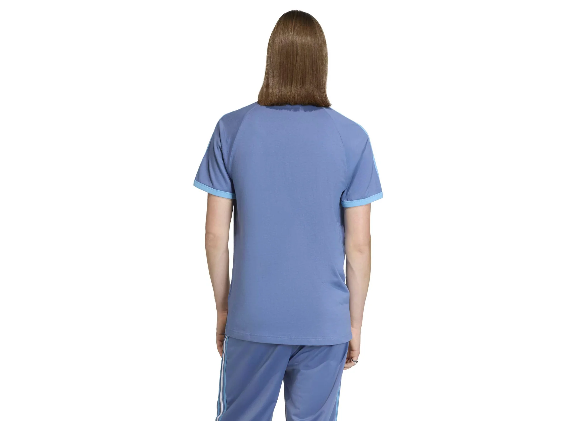 Adidas 3S Tee in 'Crew Blue' - Image 3