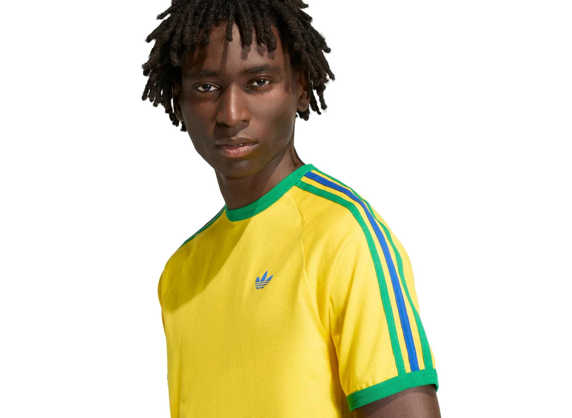 Adidas 3S Tee in 'EQT Yellow' - Image 2