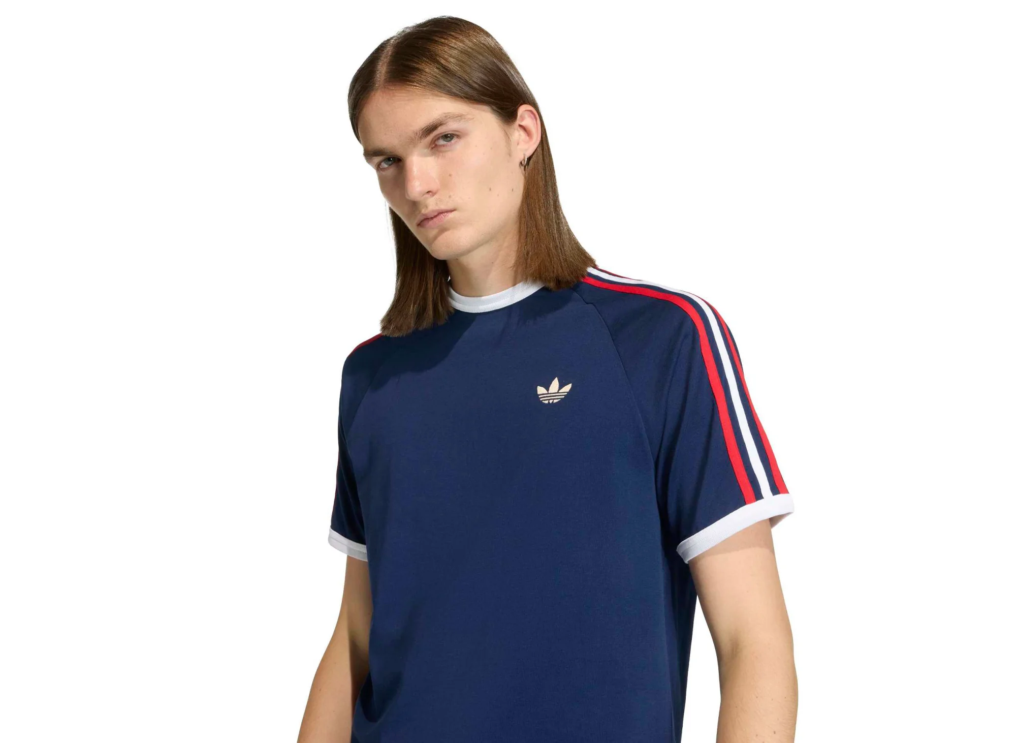 Adidas 3S Tee in 'Night Indigo' - Image 2
