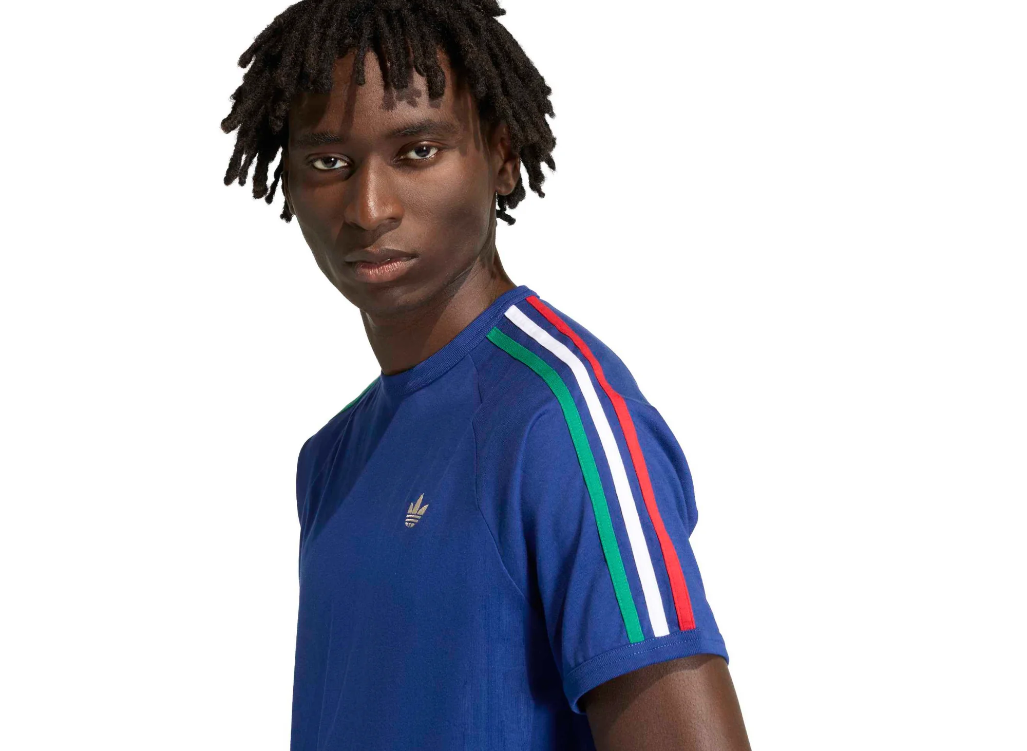 Adidas 3S Tee in 'Victory Blue' - Image 2