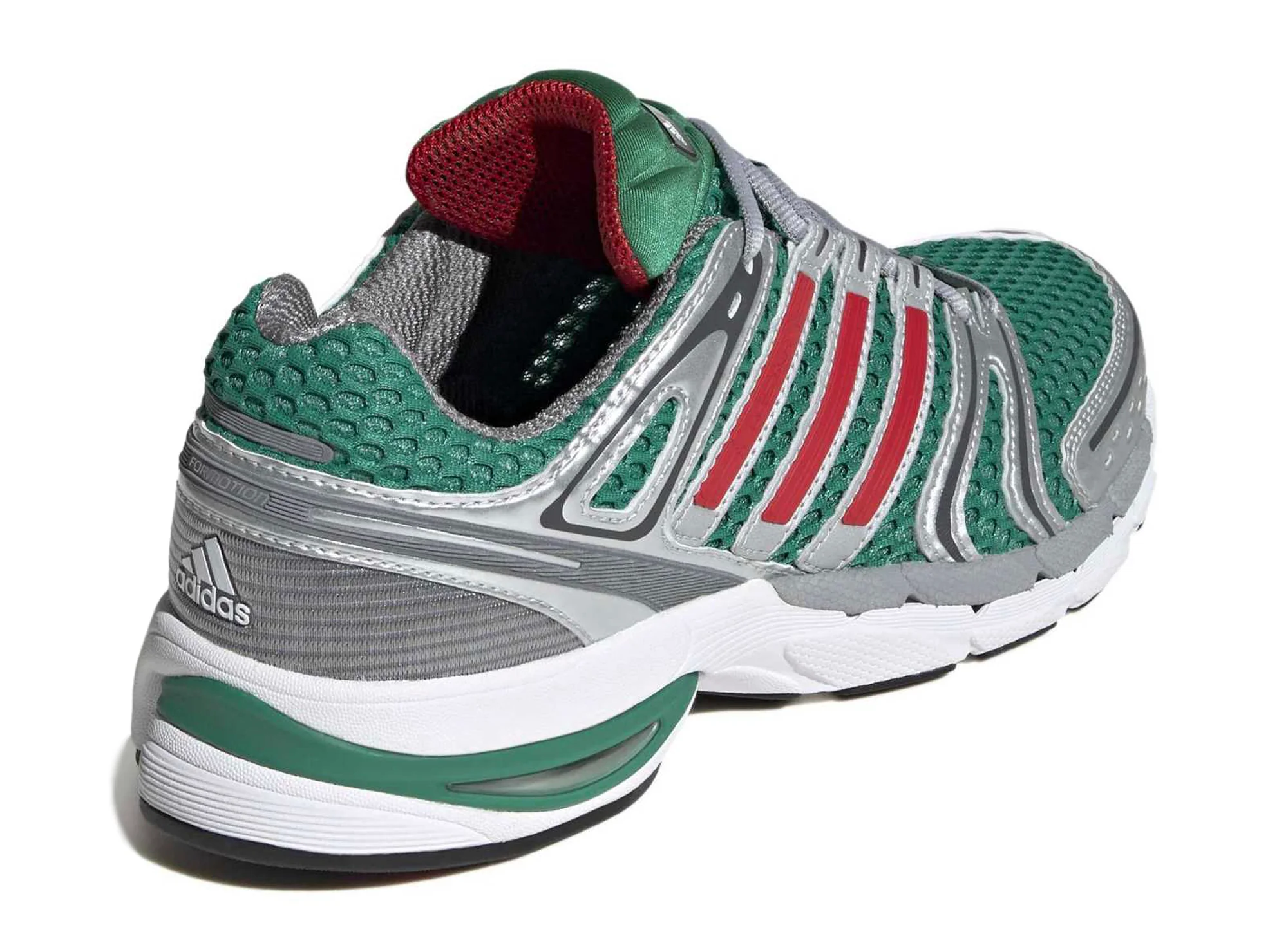 Adidas Adistar Control 5 in Bold Green / Better Scarlet - Image 2